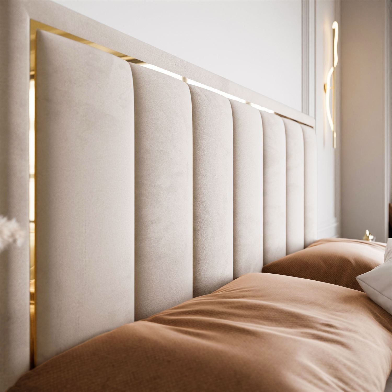 Lookway Boxspringbett AURELIA mit Bettkästen und Topper, 140/160/180x200, mit Bettkasten und Topper – Bild 3 von 5