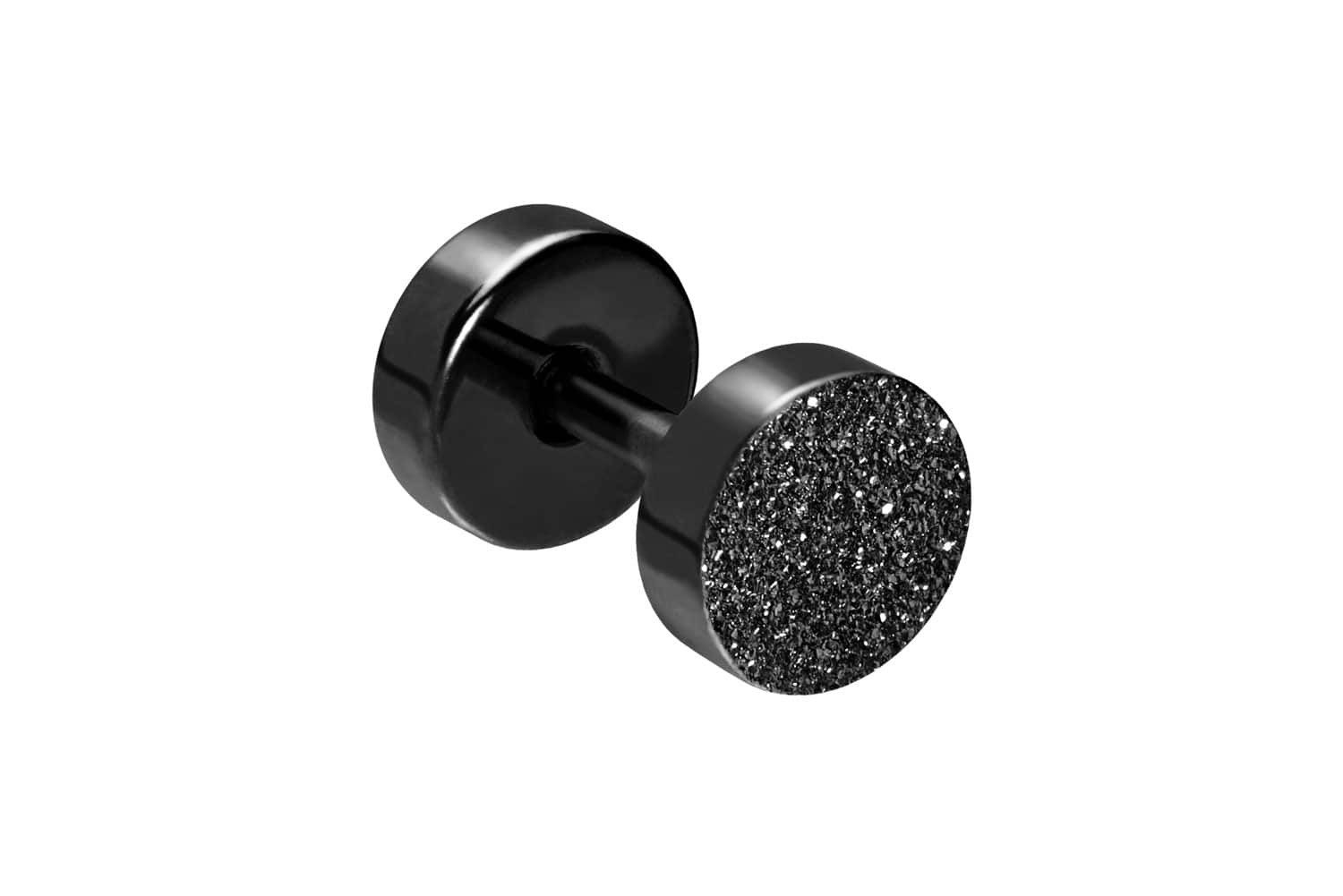 PIERCINGLINE Fake-Ear-Plug Chirurgenstahl Fake Plug DIAMANTOPTIK (Fake Plug günstig online kaufen