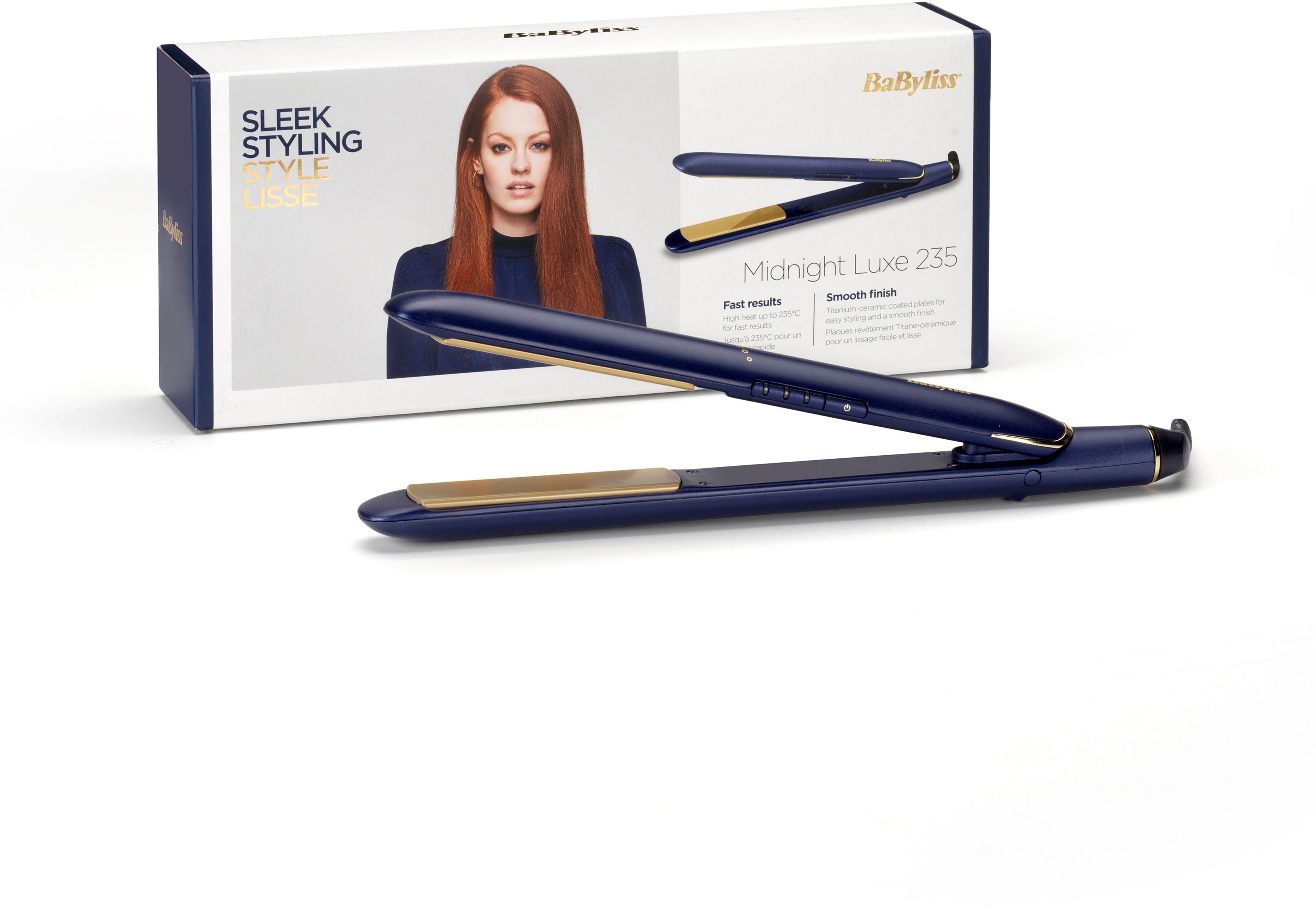 BaByliss Glätteisen Midnight Luxe 235