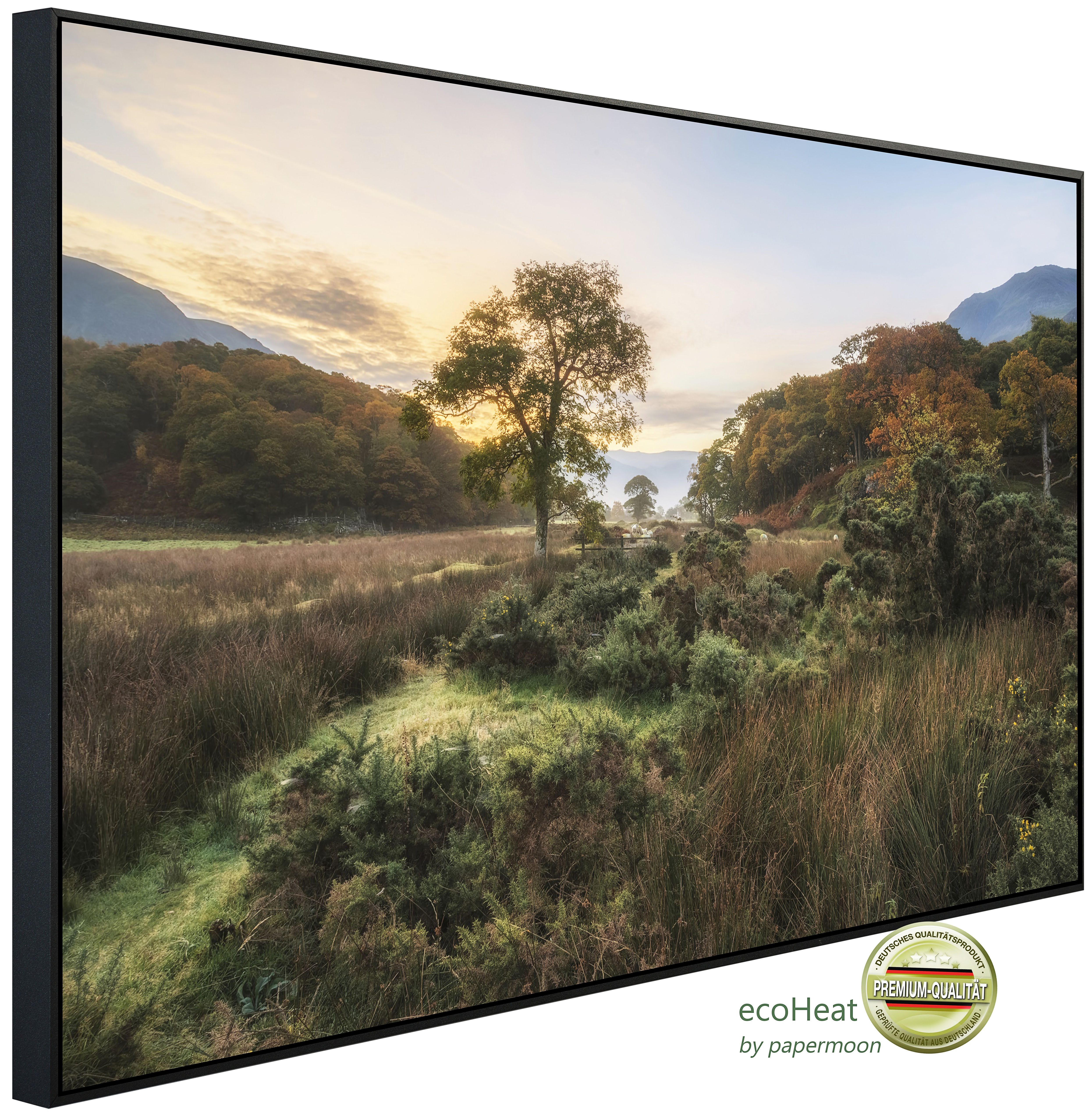Papermoon Infrarotheizung INFRAROT-BILD-HEIZUNG, Wiese, TÜV-Rheinland/GS zertifiziert, angenehme Strahlungswärme