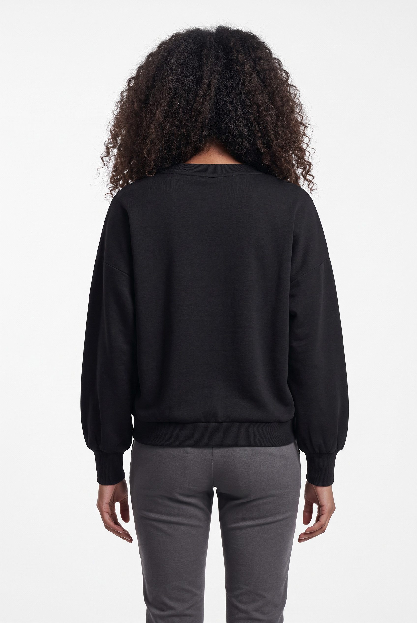 ONLY Sweatshirt ONLBROOKE L/S O-NECK FLOWER SWT Baumwollmischung, regular fit – Bild 2 von 5