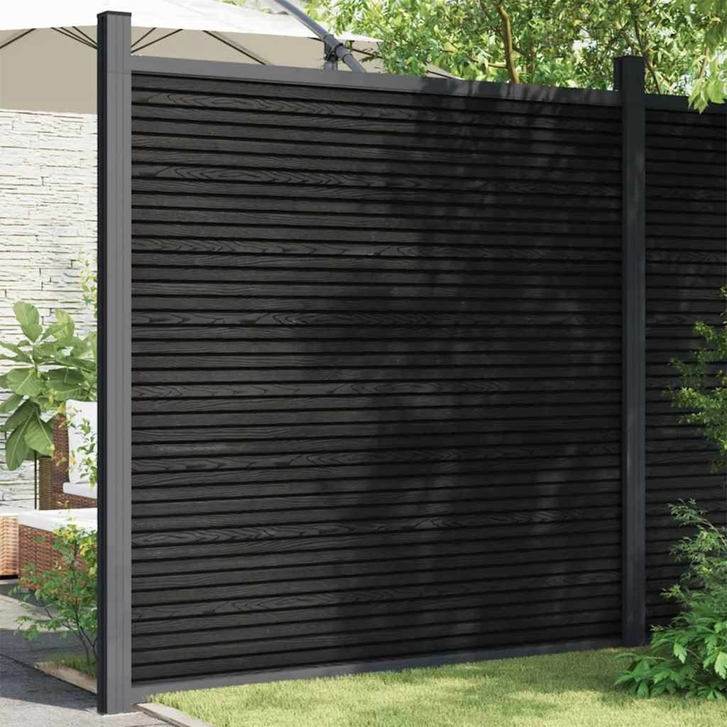 vidaXL Gartenzaun Zaunelement Grau 173x186 cm günstig online kaufen