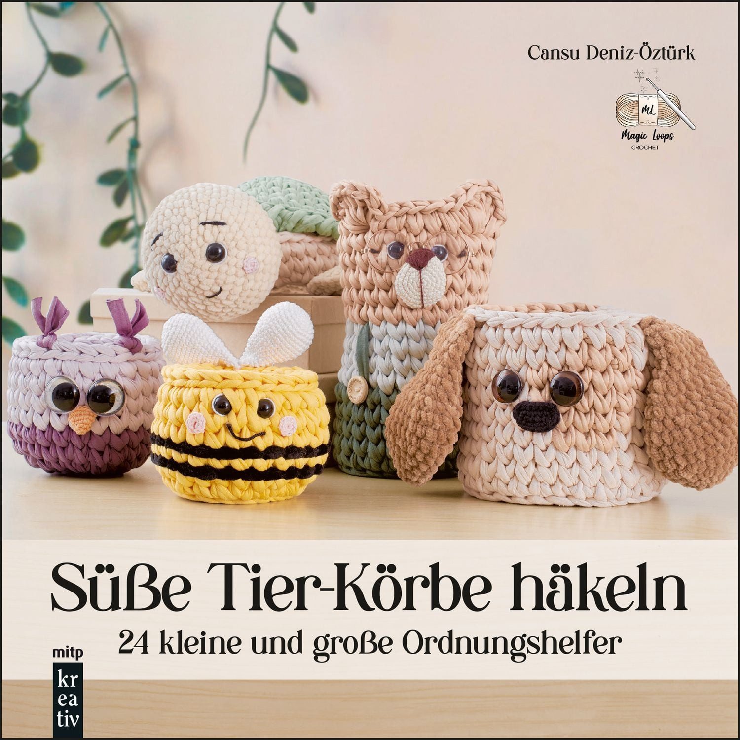 Amigurumi: Süße Tier-Körbe häkeln / Cansu Deniz-Öztürk, 24 kleine und große Ordnungshelfer