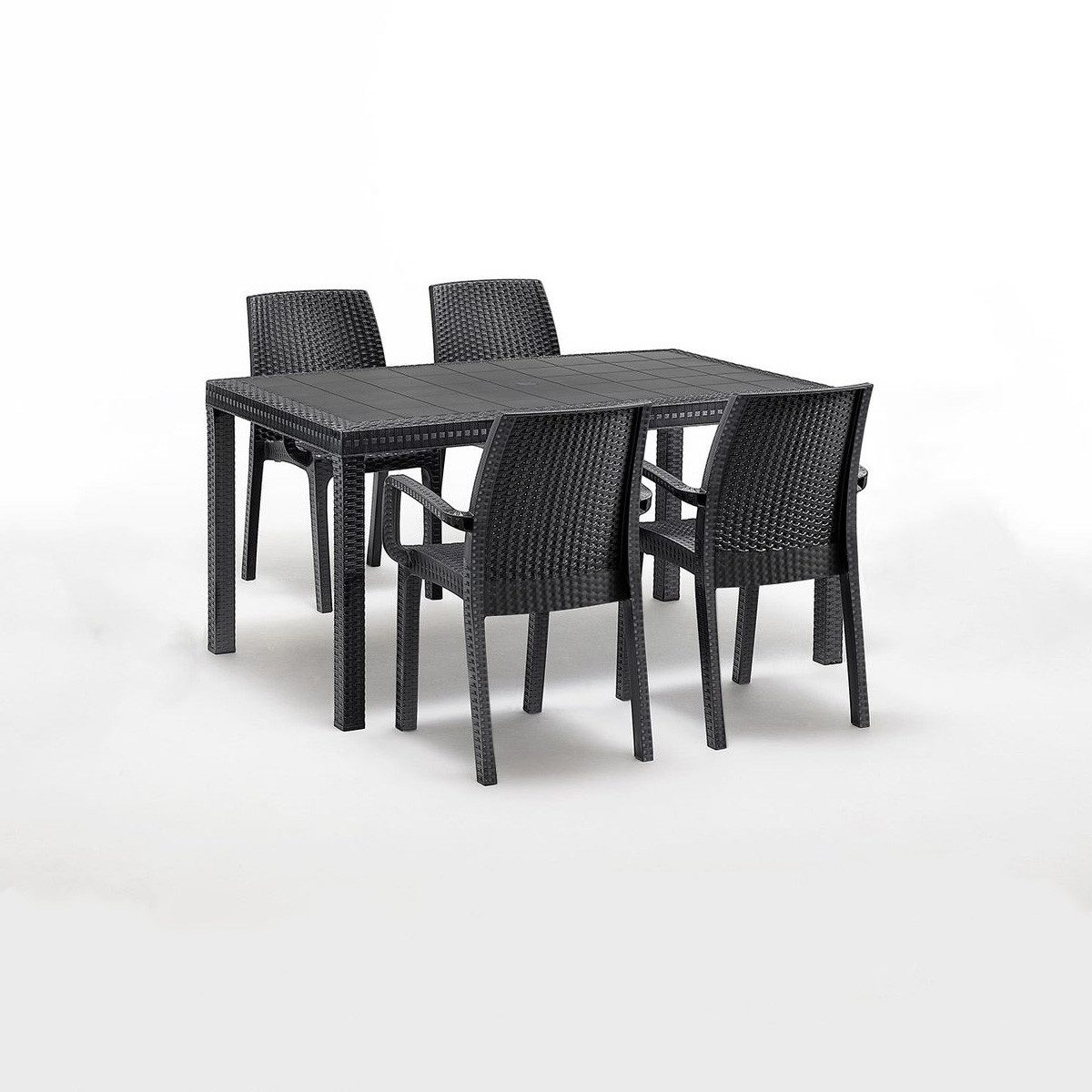 Bica Garten-Essgruppe Verona Gastro Gartenmöbel-Set Esstisch günstig online kaufen