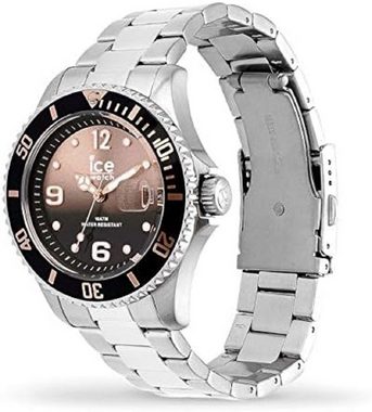 ice-watch Quarzuhr, Ice-Watch - ICE steel Black sunset silver (Medium)