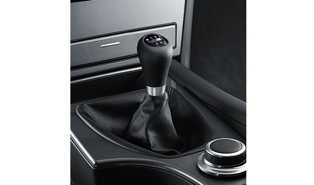 BMW Schalthebel BMW M Leder-Sportschaltknauf 6-Gang 3er 5er E60 6er E63 X3 X4 (1 St)