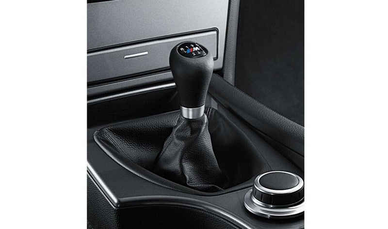 BMW Schlüsselanhänger BMW M Leder-Sportschaltknauf 6-Gang 3er E46 5er E60 E61 LCI 6er E63 E64 LCI X3 F25 X4 F26 (1-tlg)