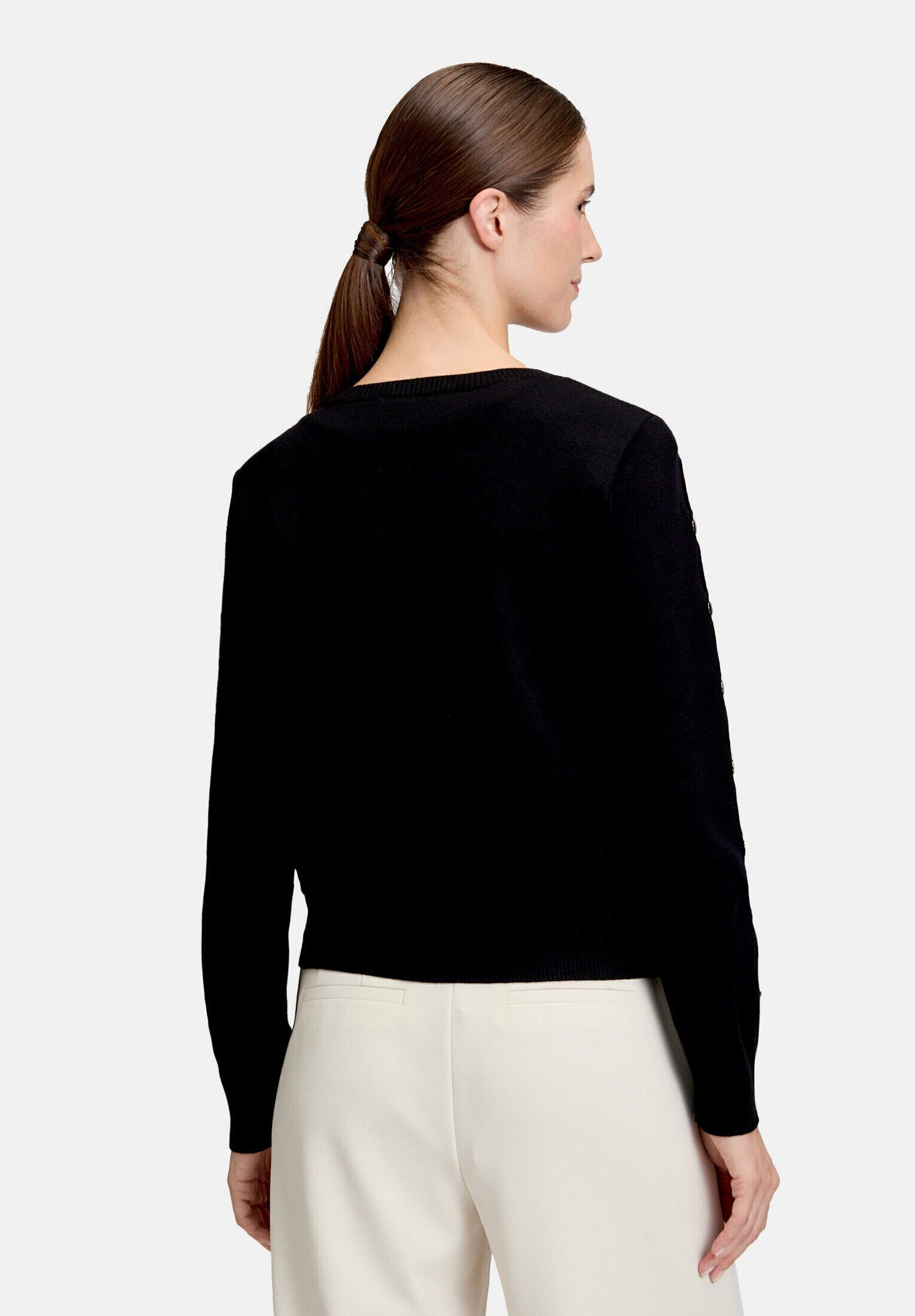Betty Barclay Strickjacke Damen mit Reißverschluss (1-tlg)