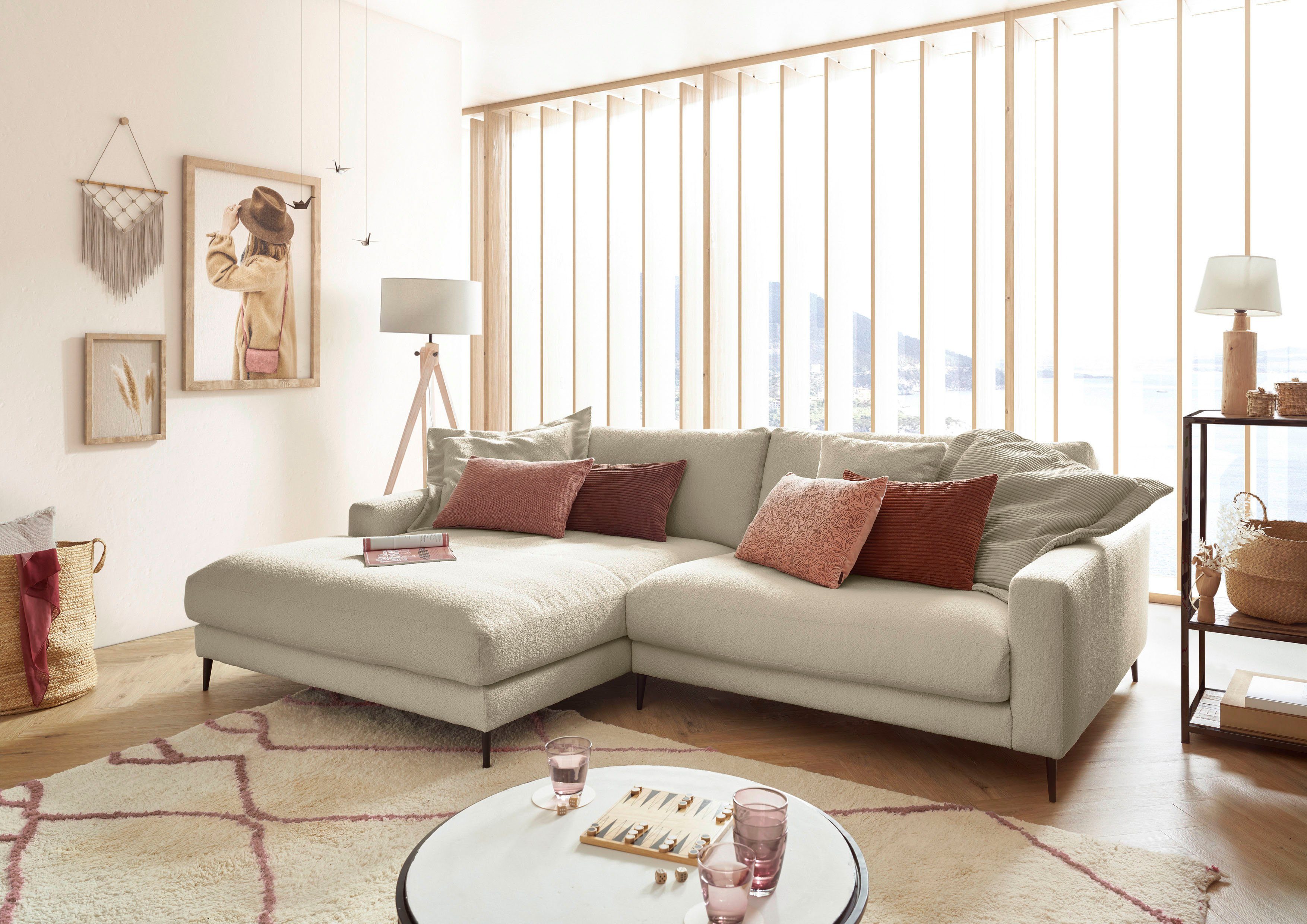 INOSIGN Ecksofa Downtown, B/T/H: 272/190/84 cm günstig online kaufen