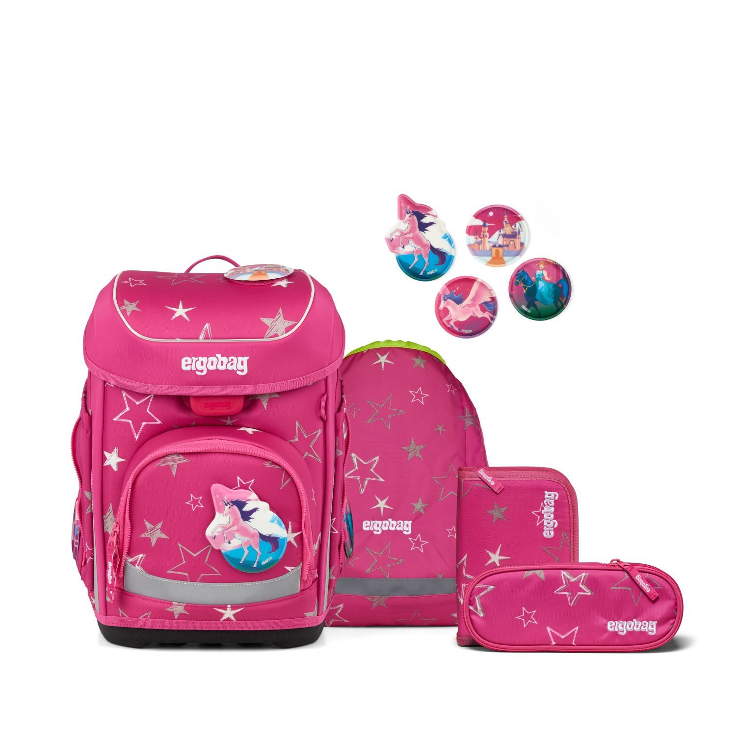 ergobag Schulranzen ergobag cubo Schulranzen-Set SternzauBär