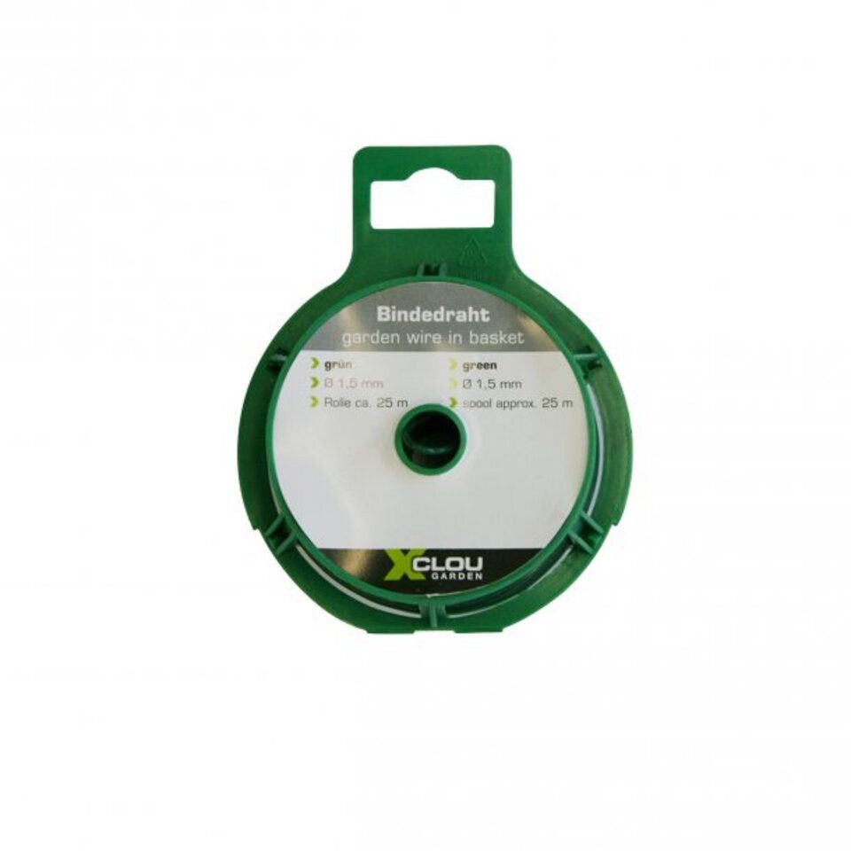 Bindedraht Bindedraht grün 1,50 mm x 25m auf Spule