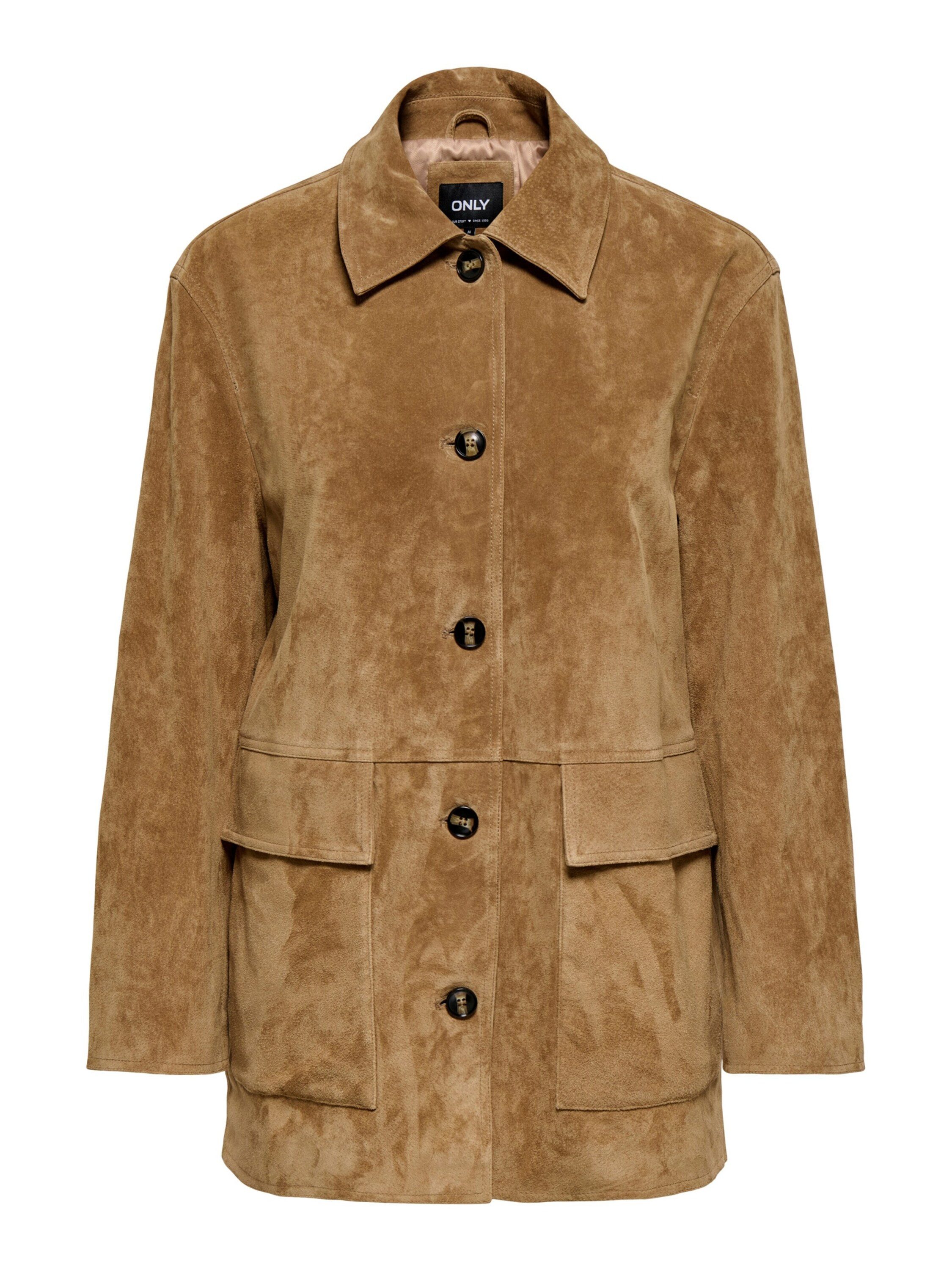 ONLY Lederjacke (1-St)