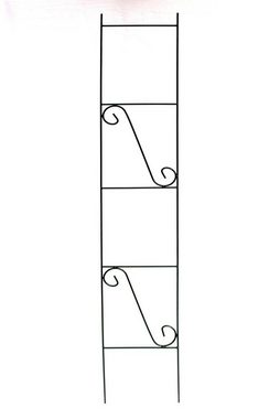 DanDiBo Rankhilfe Rankhilfe Rankgitter Art.321 Kletterhilfe aus Metall 150 cm Grün Steckzaun Zaun