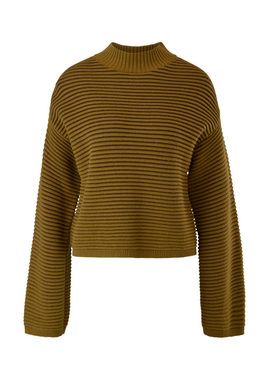 s.Oliver Strickpullover Strickpullover mit Streifen Tape