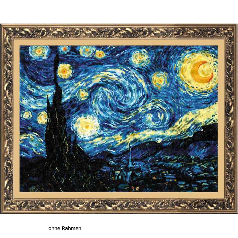 Riolis Kreativset Riolis Kreuzstich-Set "Sternenklare Nacht", Zählmuster, (embroidery kit by Marussia)