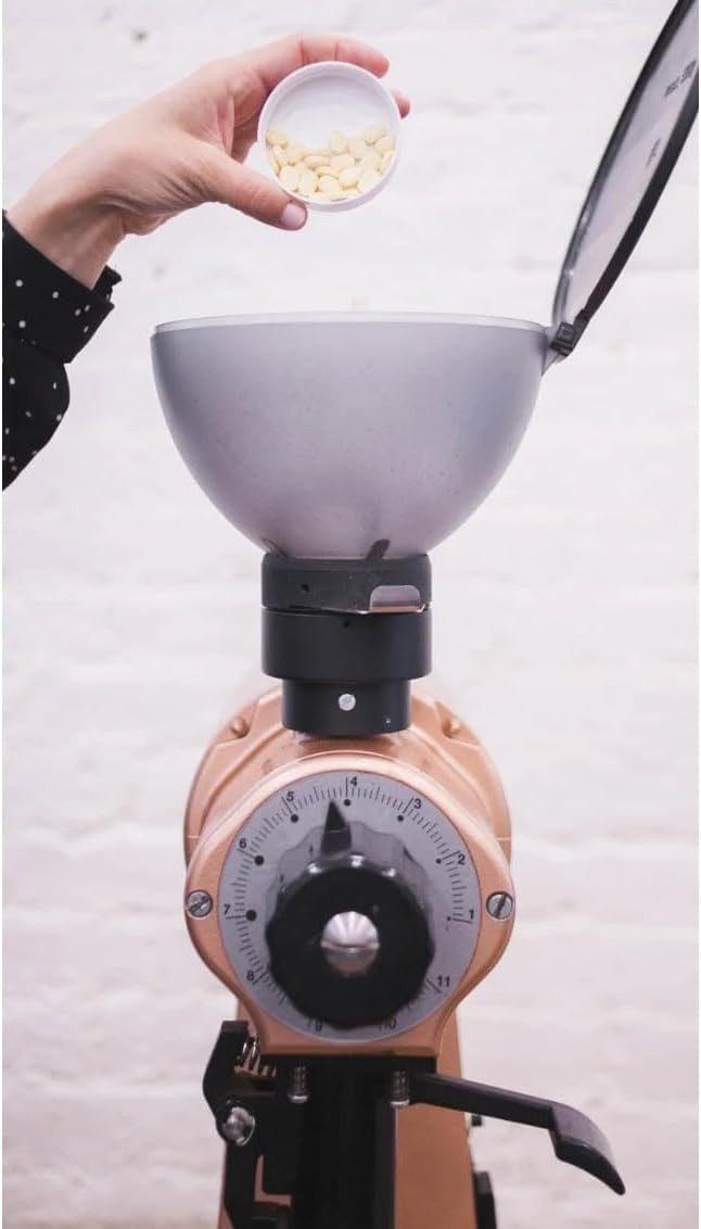 Urnex Grindz Reinigungstabletten (1 Dose mit 430 g Inhalt Kaffeemühlen Reinigungstabletten - Reinigungsmittel, Kaffeefettlöser)