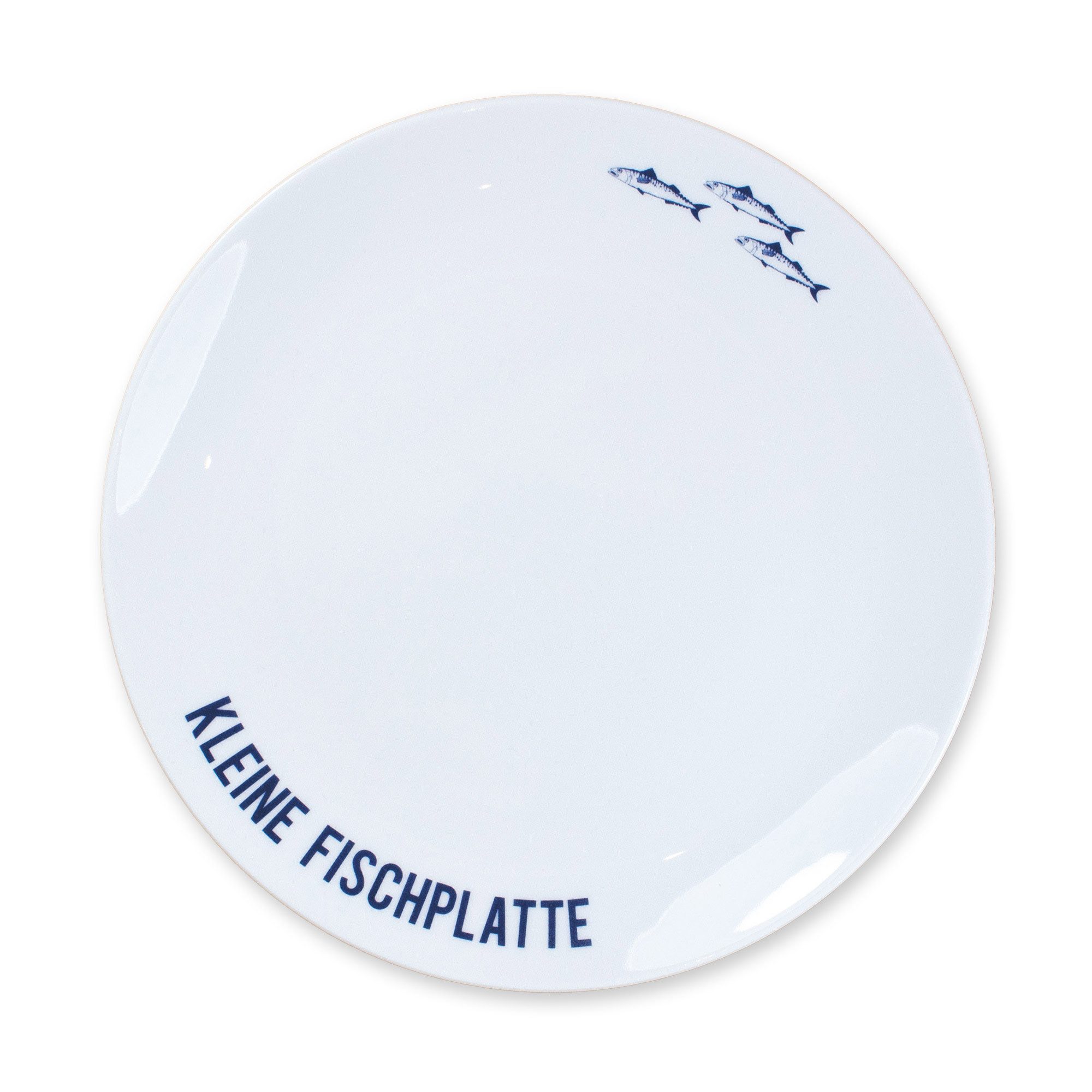 Teller Porzellanteller Kleine Fischplatte
