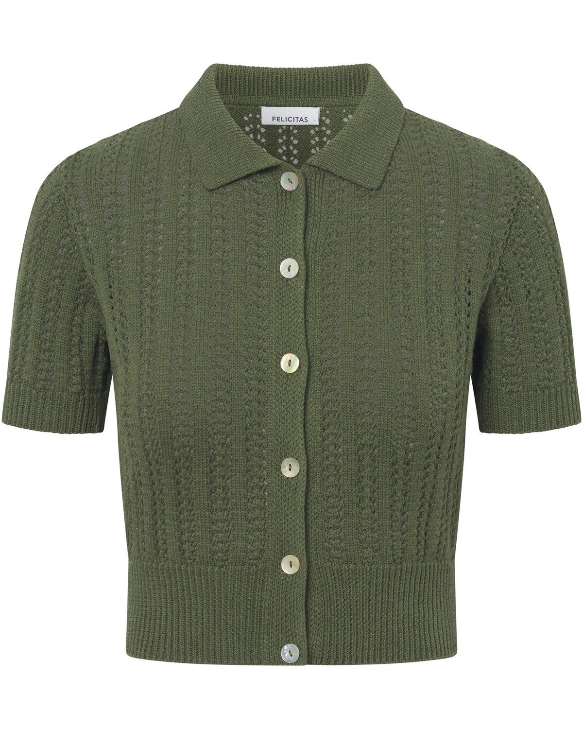 FELICITAS Strickpullover Halbarm-Strickpullover Peppa