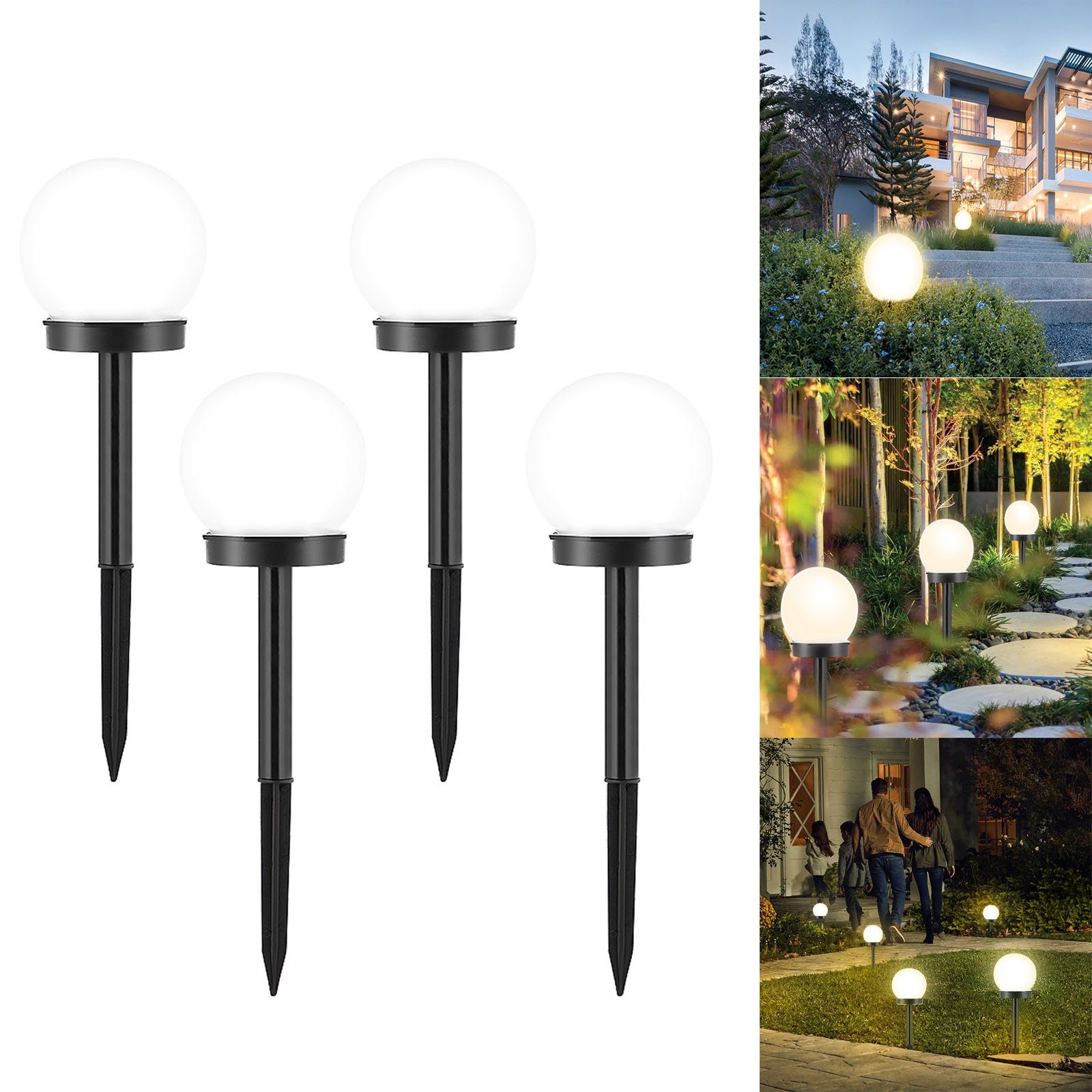 oyajia LED Solarleuchte 4/8 Stück LED günstig online kaufen