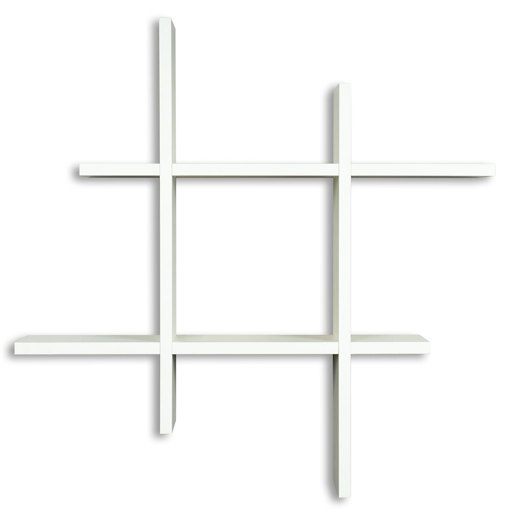 Levandeo® Wandregal, levandeo Hashtag Regal 75x75cm günstig online kaufen