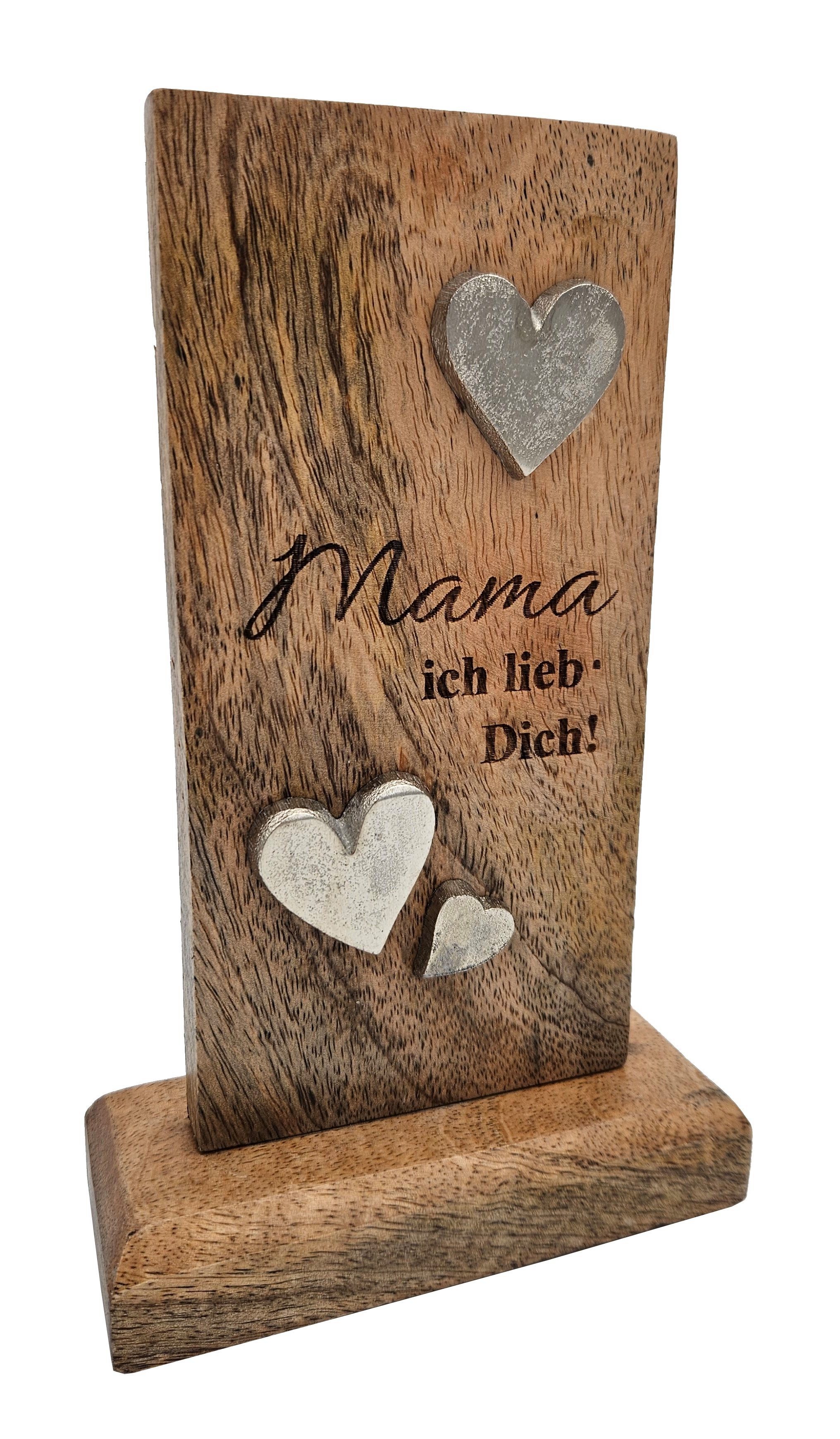 Meinposten Deko-Schriftzug Holzschild MAMA Holztafel Geschenk Mutter Höhe 2 günstig online kaufen