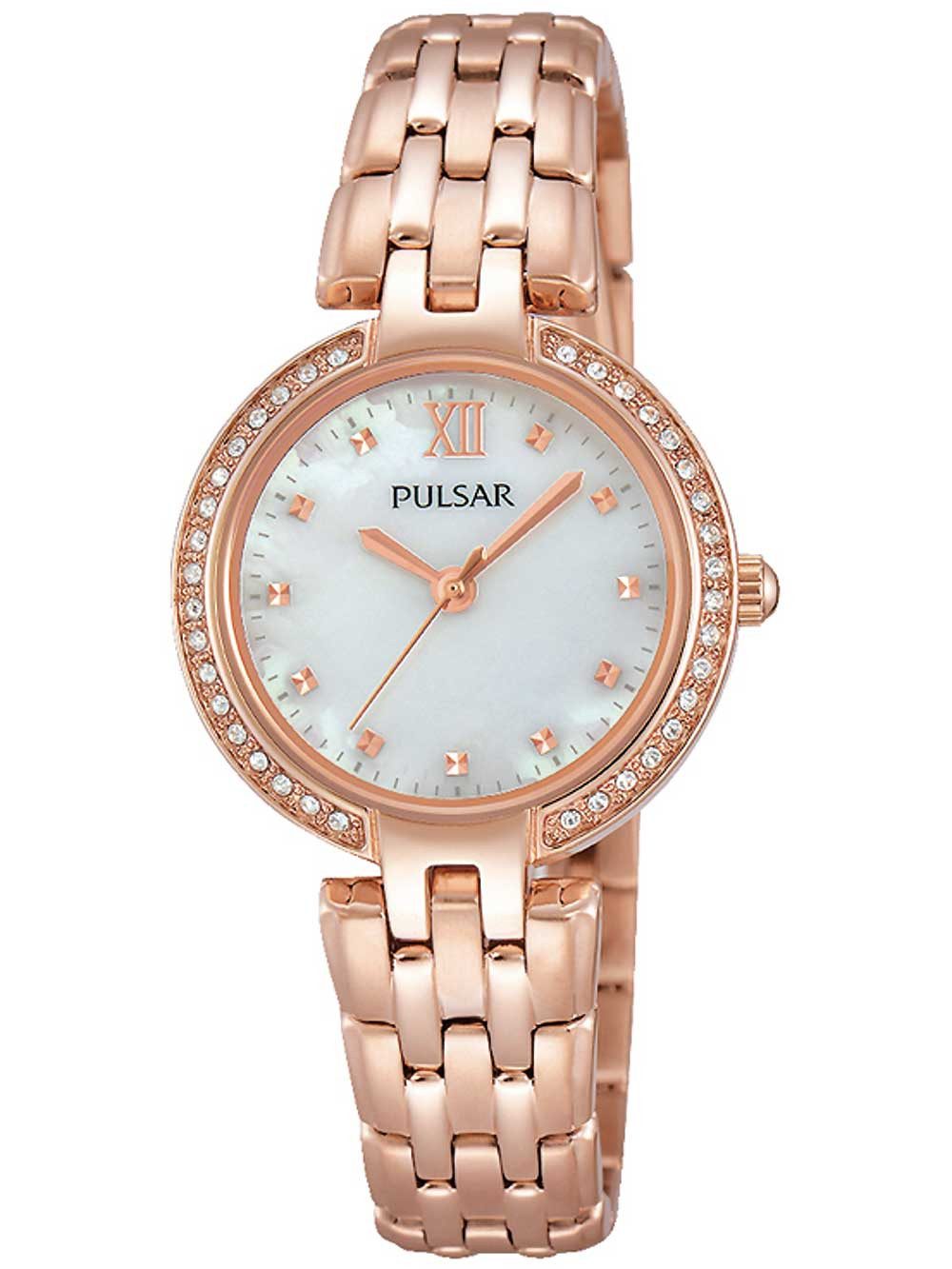 Pulsar Quarzuhr Pulsar PH8168X1 Damenuhr mit Swarovski 28mm 3ATM Pulsar PH8168X1 Damenuhr mit Swarovski 28mm 3ATM