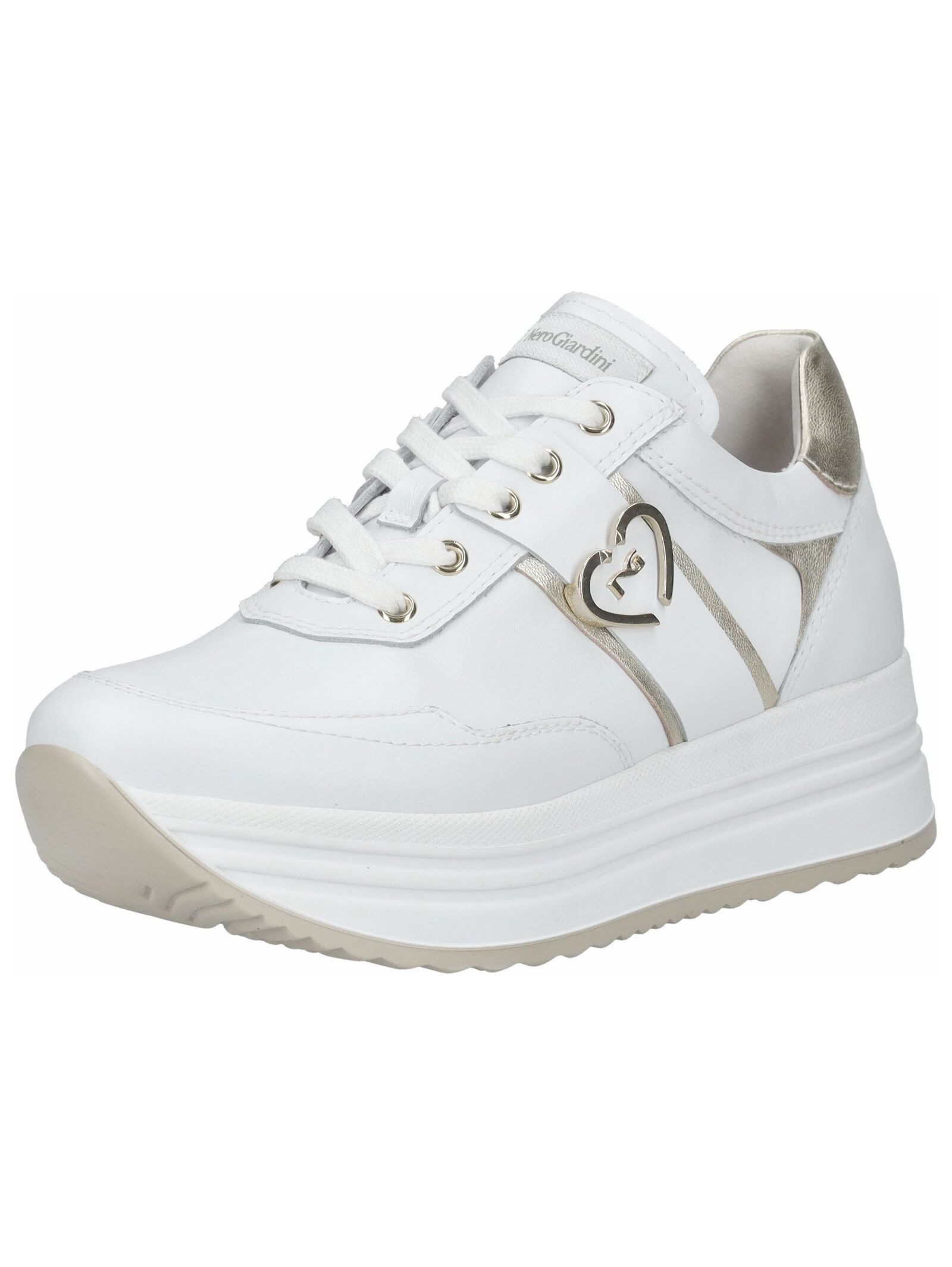 Sneaker Lederimitat Plateausneaker