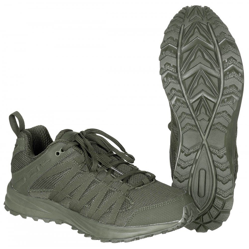 Storm Outdoorschuh - MAGNUM, 46 Halbschuhe, Lite, oliv Trail schwarz Magnum