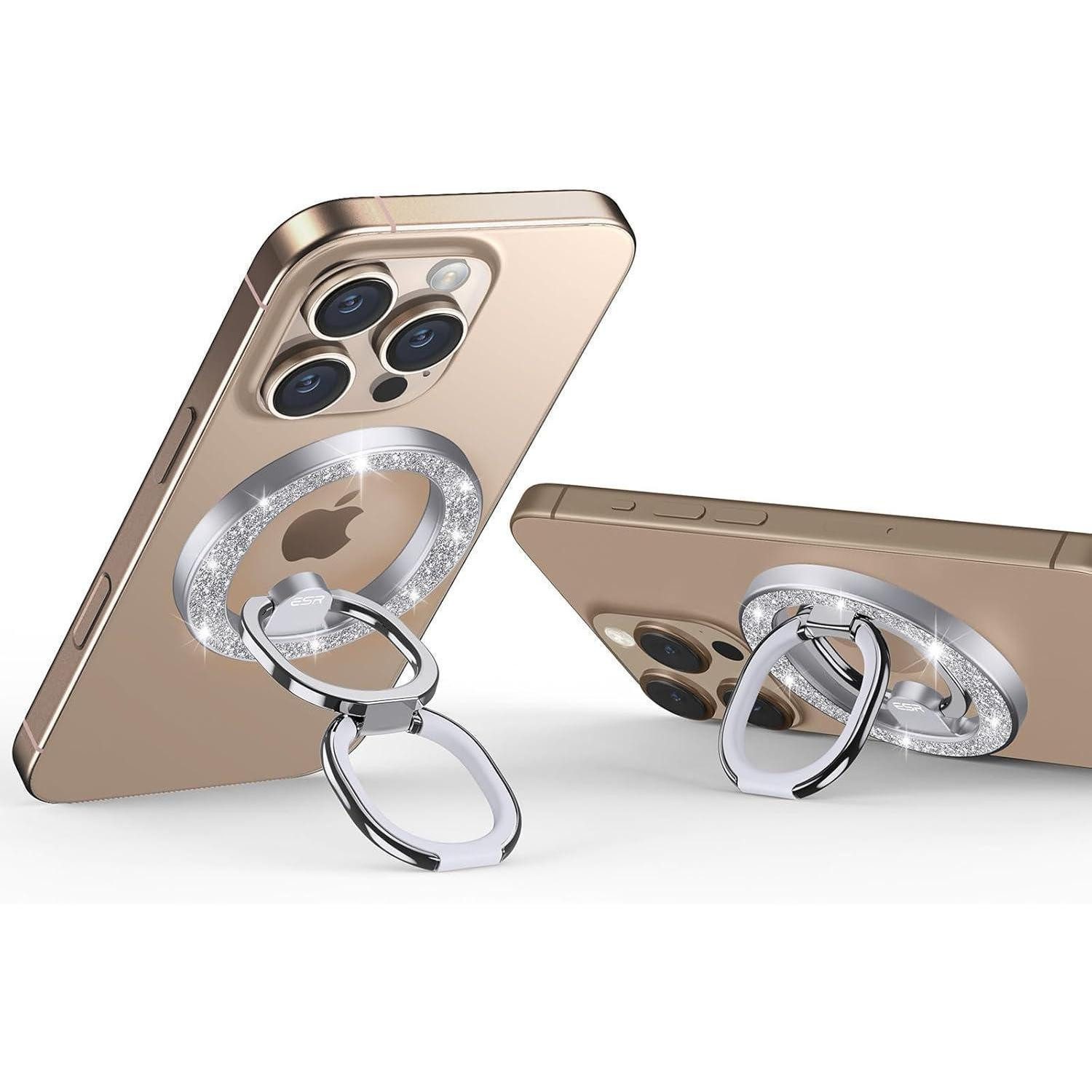 LuxusKollektion Smartphone-Halterung MagSafe Ringhalter Rhinestone Silver
