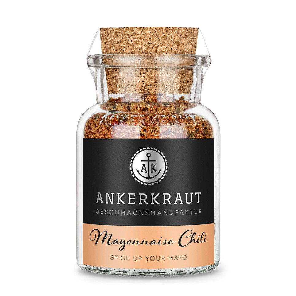 Ankerkraut Gewürz Mayonnaise Chili, 90g im Korkenglas, Ankerkraut Gewürzzubereitung für Mayonnaise