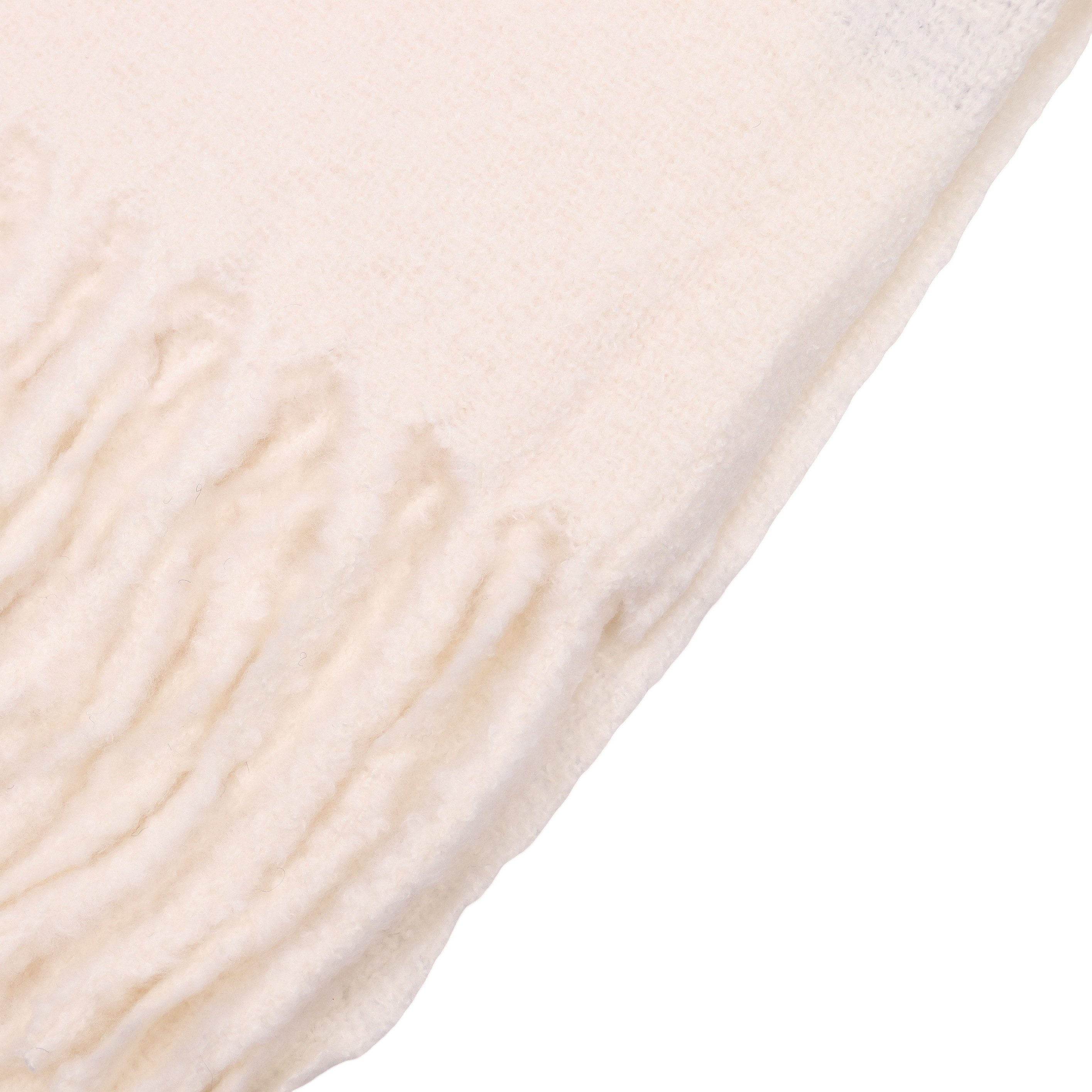 MIRROSI Modeschal weicher und warmer Unifarbe Schal mit Fransen, 65x180cm, günstig online kaufen