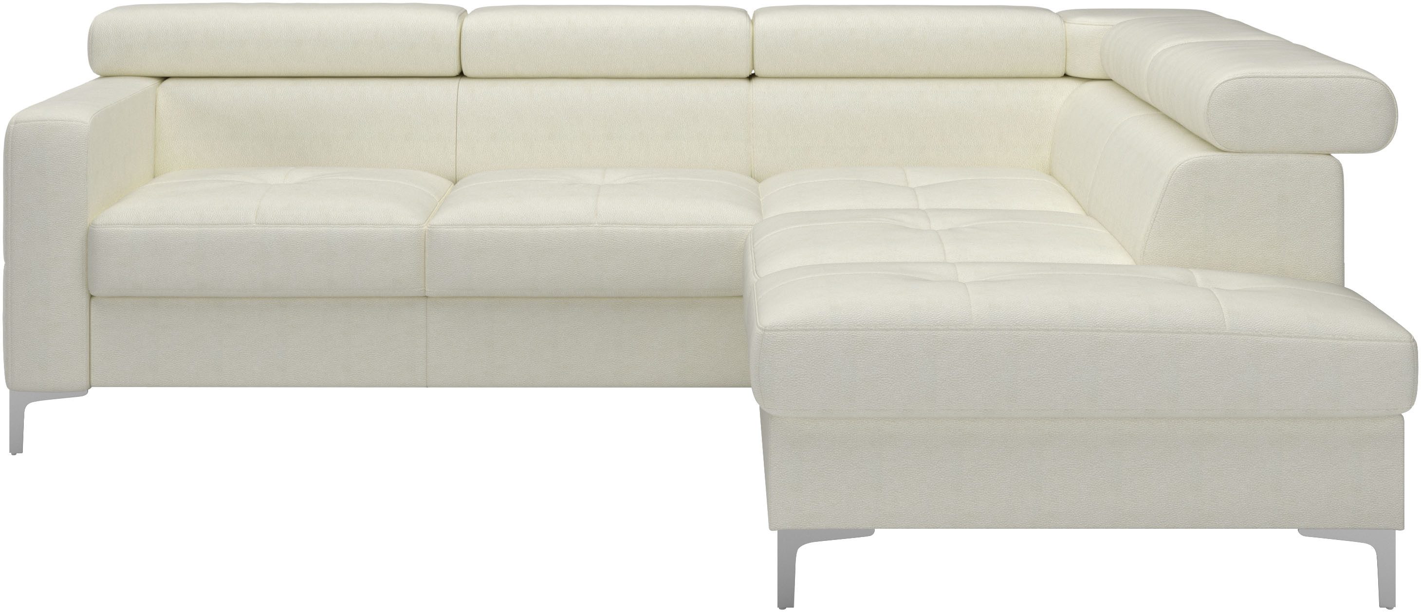 COTTA Ecksofa Sammy L-Form, mit Kopfteilverstellung, günstig online kaufen