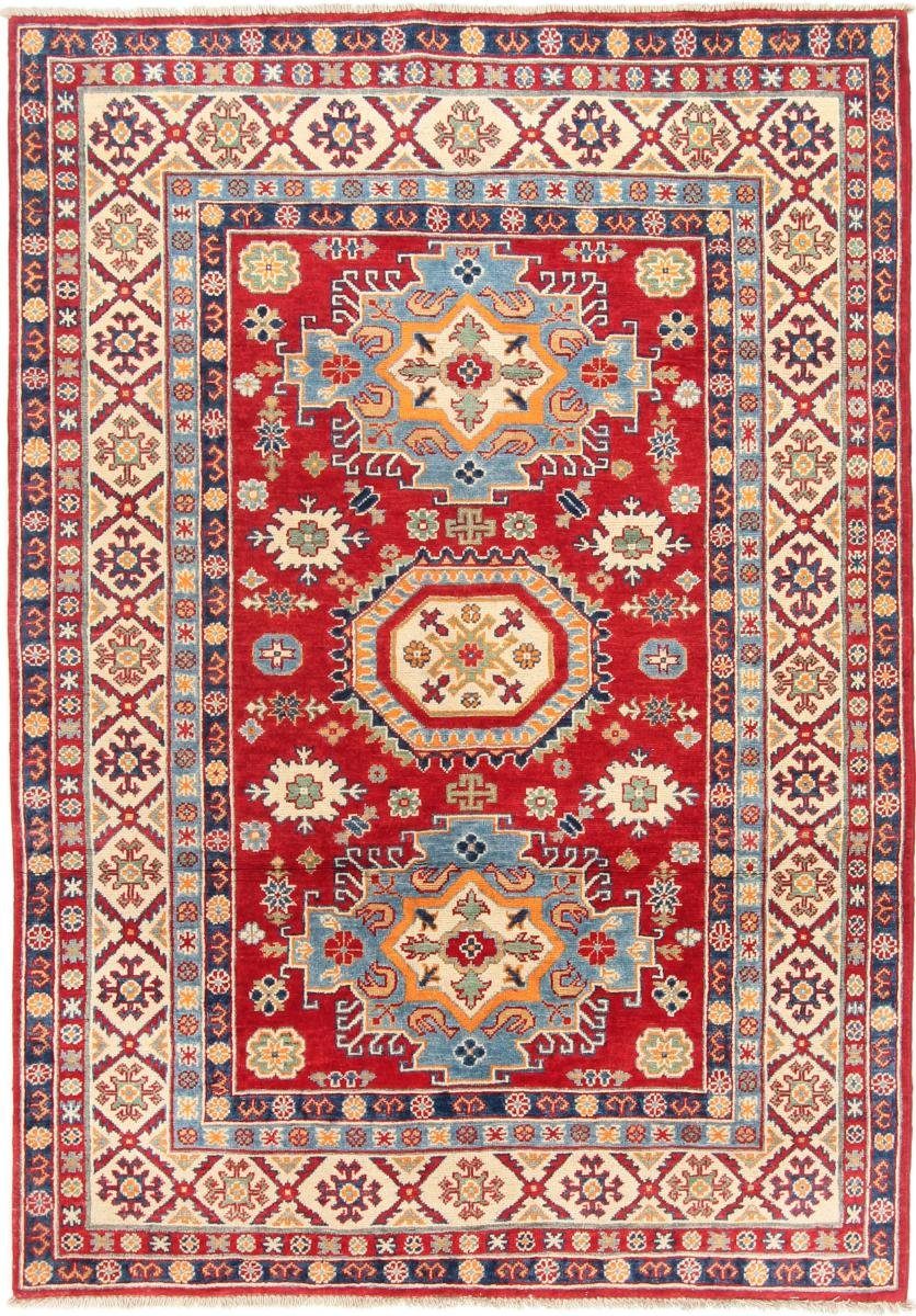 Orientteppich Kazak 152x216 Handgeknüpfter Orientteppich, Nain Trading, rechteckig, Höhe: 5 mm
