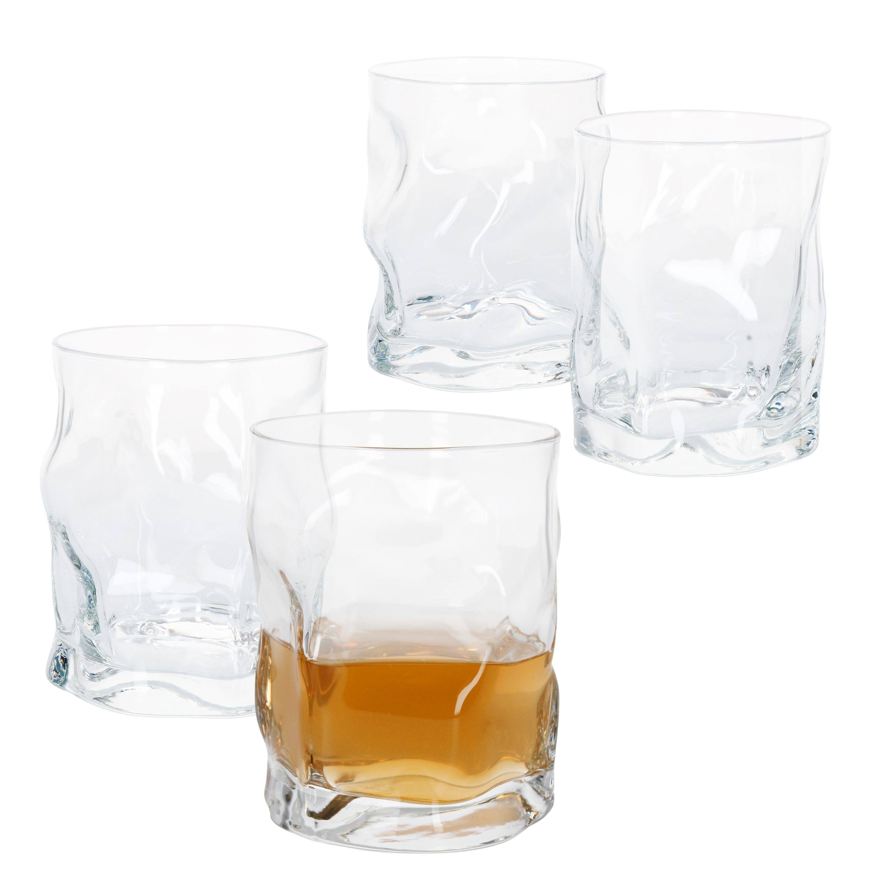 Bormioli Rocco Glas »4er Set Whiskyglas Sorgente klar 420ml«
