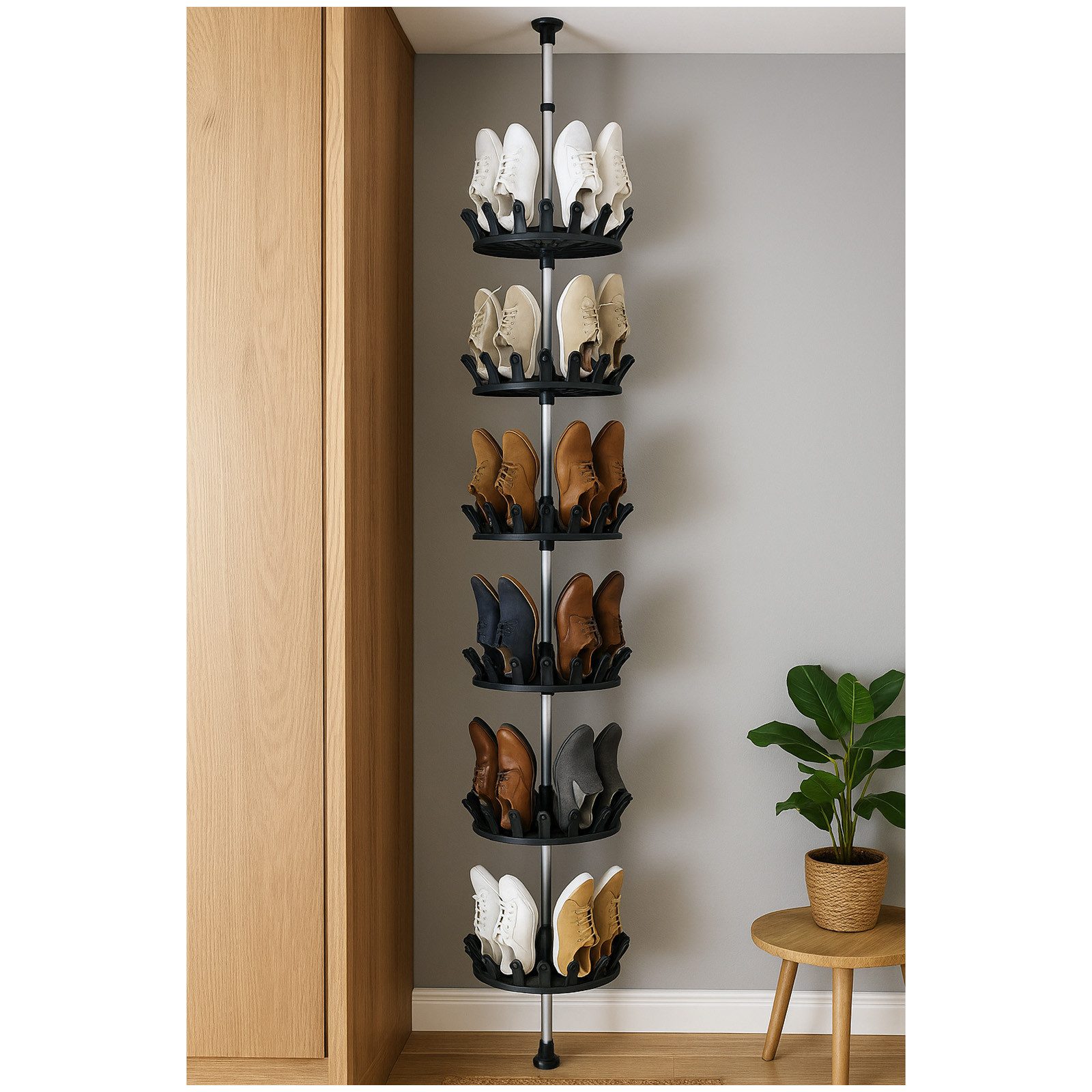 HTI-Living Schuhregal Teleskop Schuhregal für 40 Paar Schuhe Sizilia, Stück günstig online kaufen