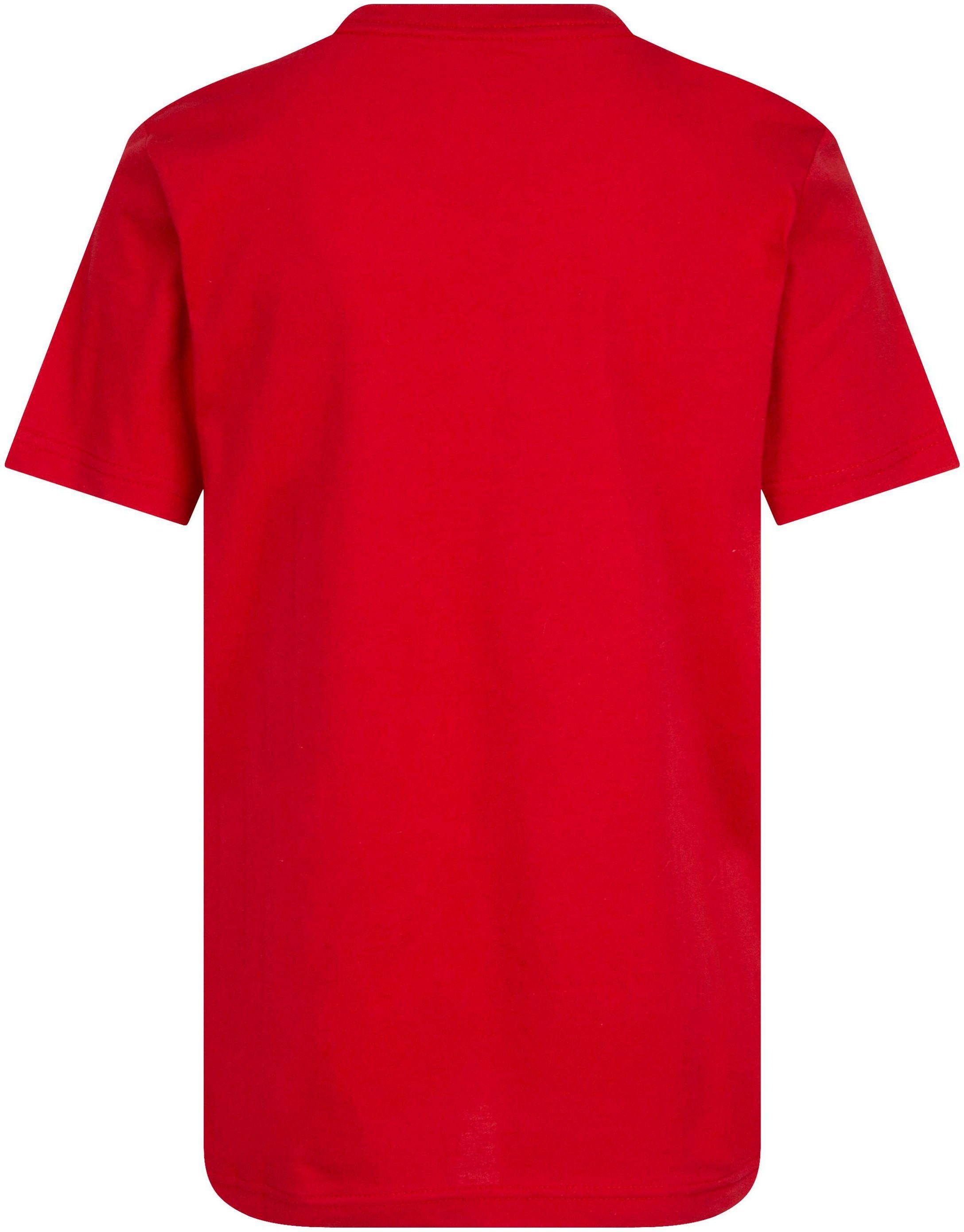 Converse Kurzarmshirt für Kinder und Jugendliche Kurzarm, sportlicher Stil, Rundhalsausschnitt, elastisches Material