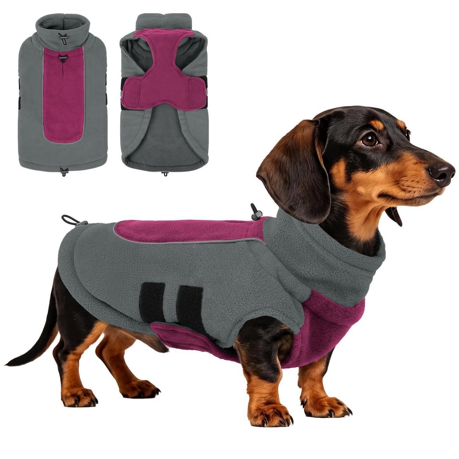LuxusKollektion Hundepullover Hundepullover Fleece Rosa XS