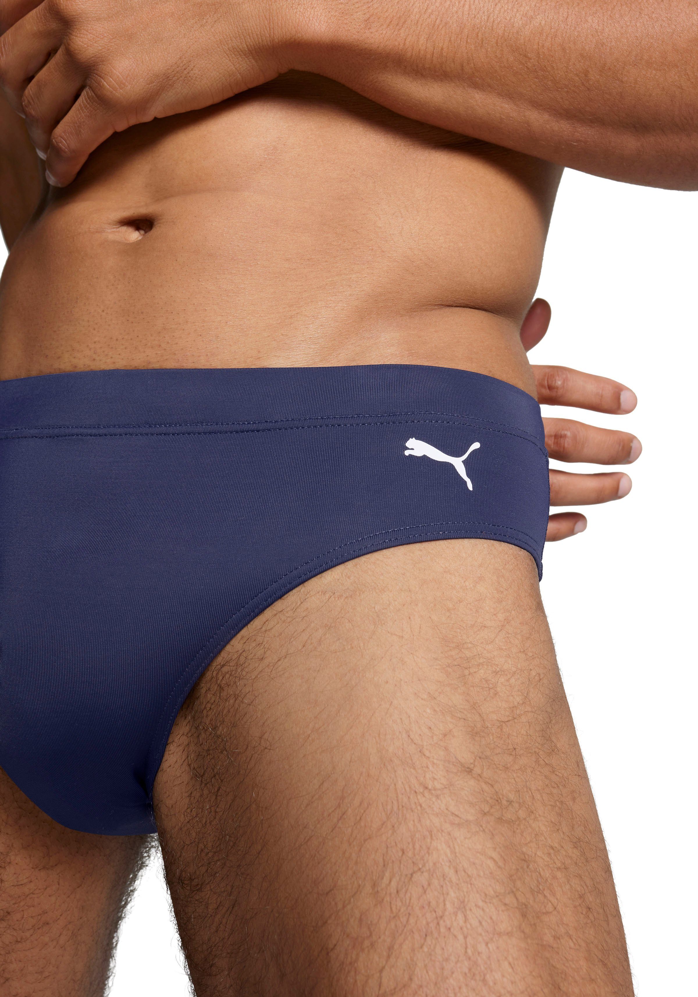PUMA Badehose PUMA SWIM MEN CLASSIC SWIM BRIEF mit seitlichem Logoprint