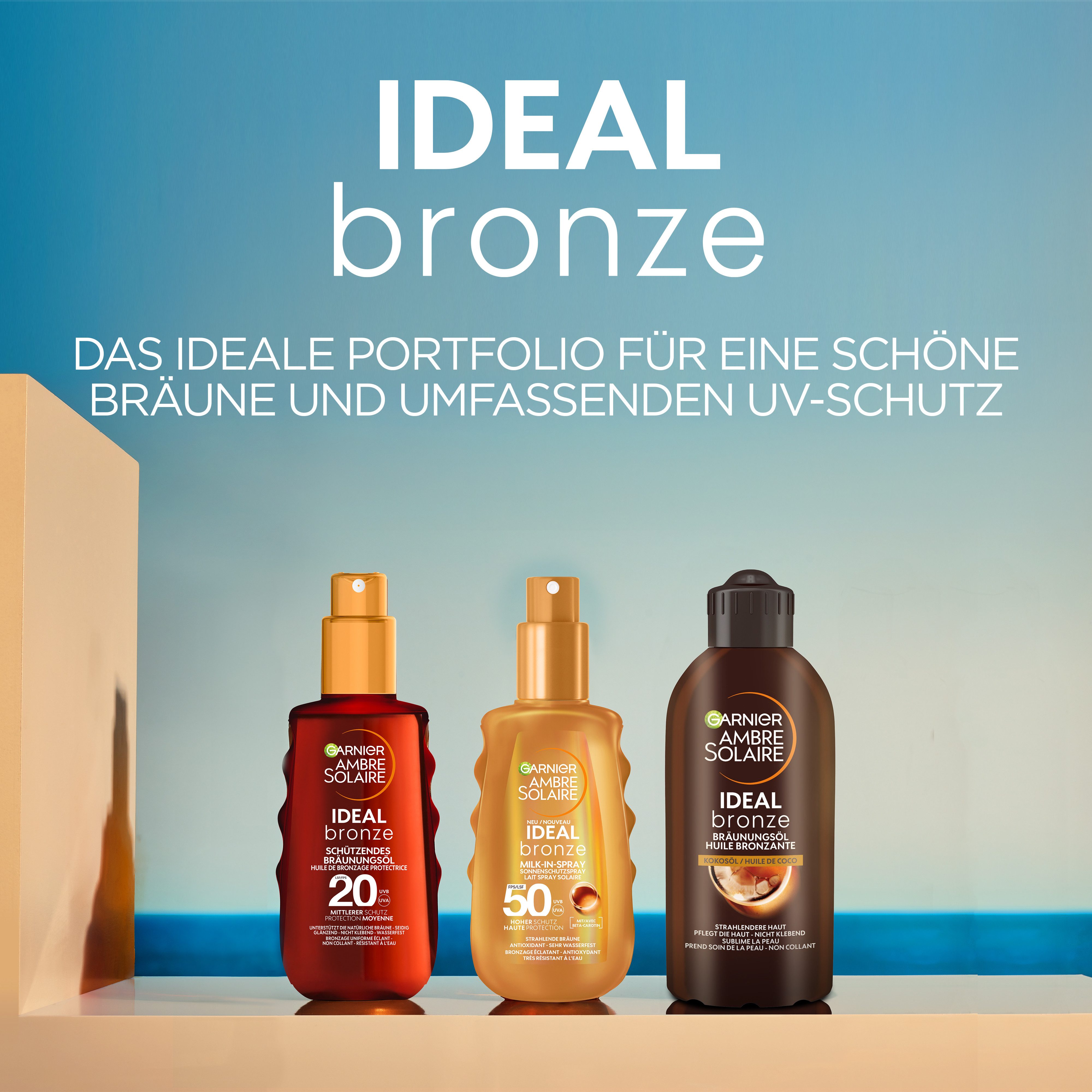 GARNIER Sonnenschutzöl AMBRE SOLAIR TIEFBRAUN SONNENÖL, für den Körper, mit leichter und schnell einziehender Formel – Bild 4 von 5
