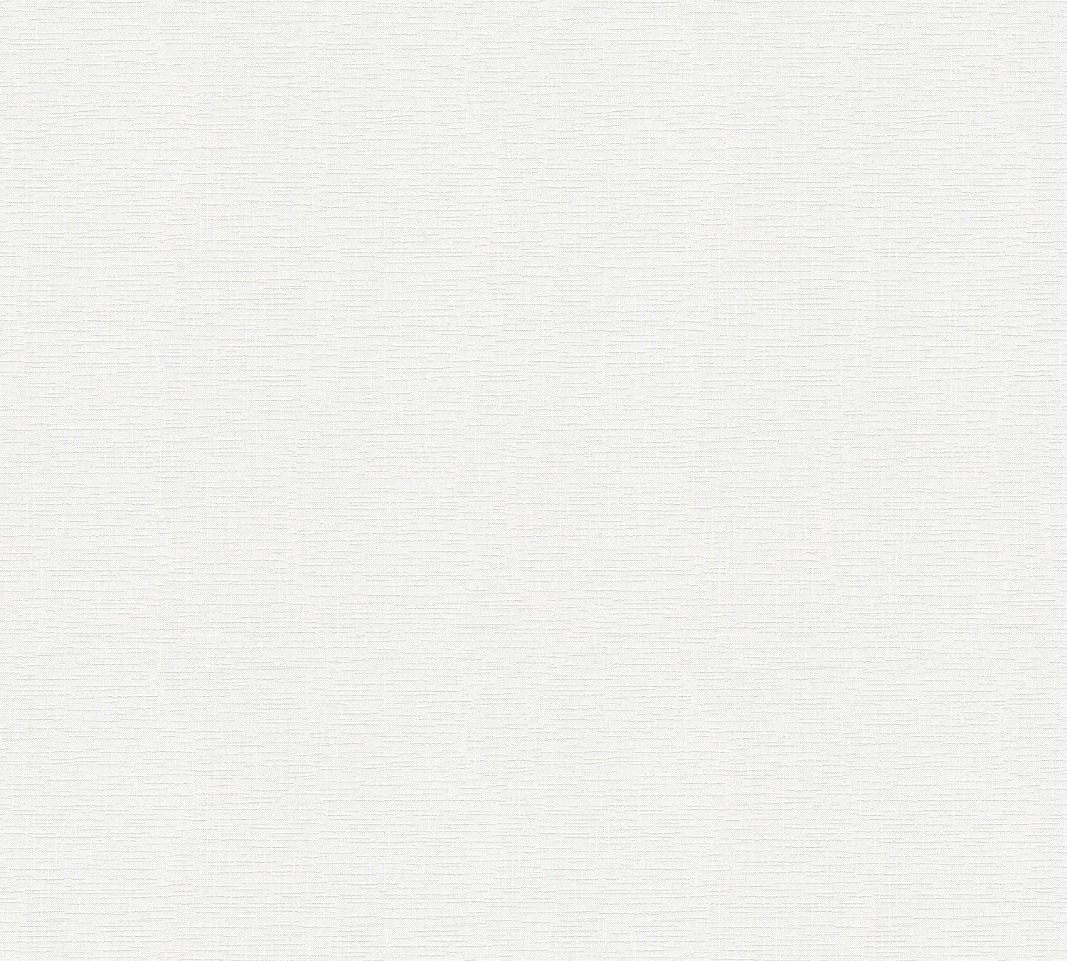 A.S. Création Weiß Wandtapete Unitapete Vliestapete 250612 Tapete einfarbig Vinyltapete