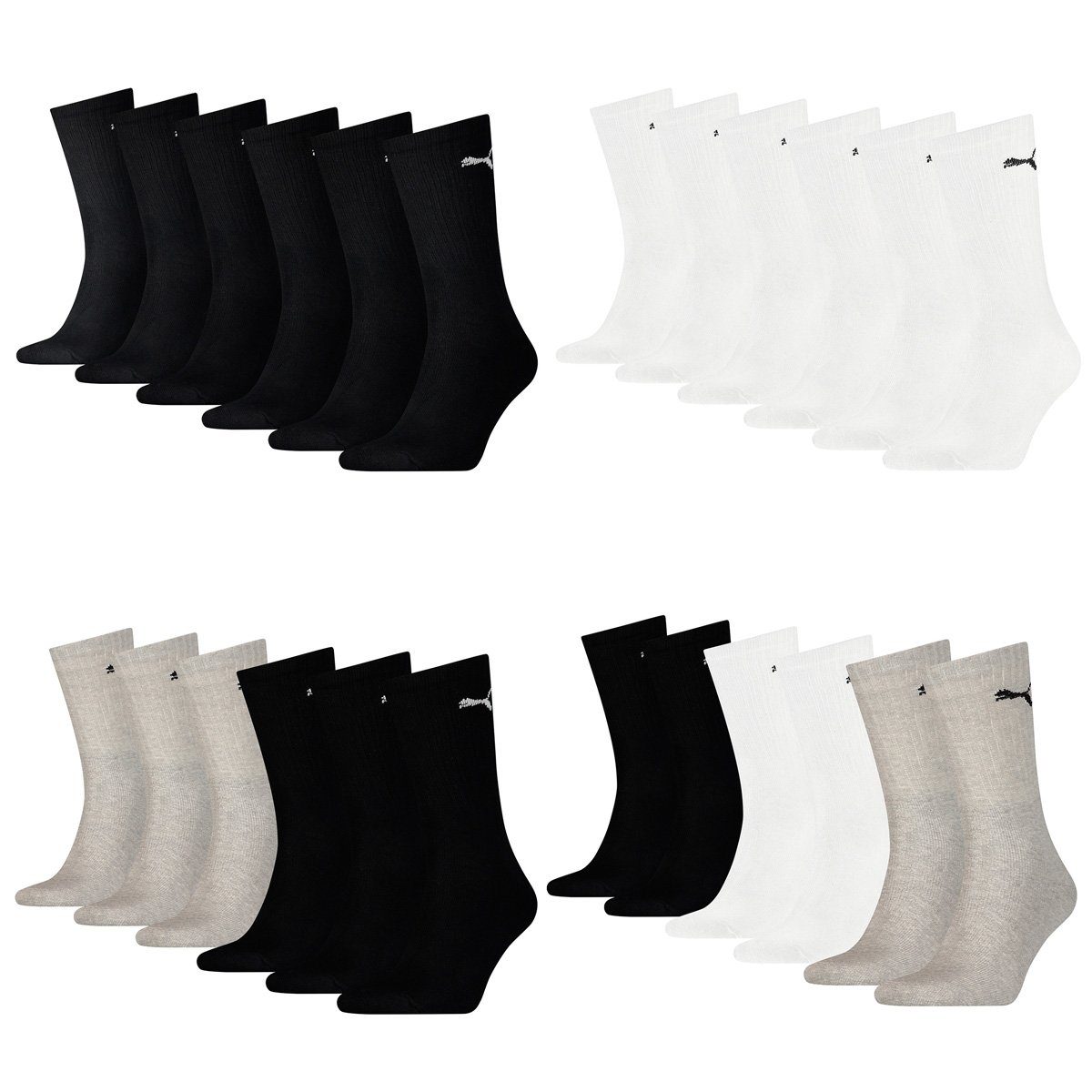 PUMA Socken 12 Paar Puma Sport Cush Crew günstig online kaufen