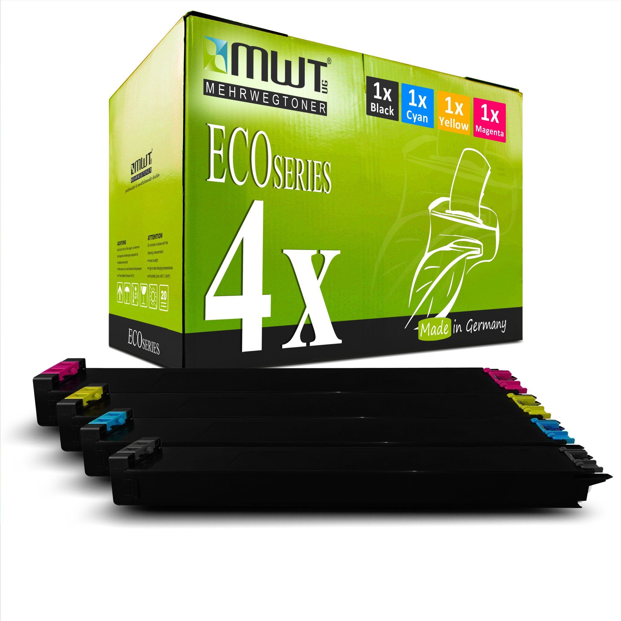 Toner MX-27 Mehrwegtoner 4er im Tonerkartusche Sharp Set ersetzt