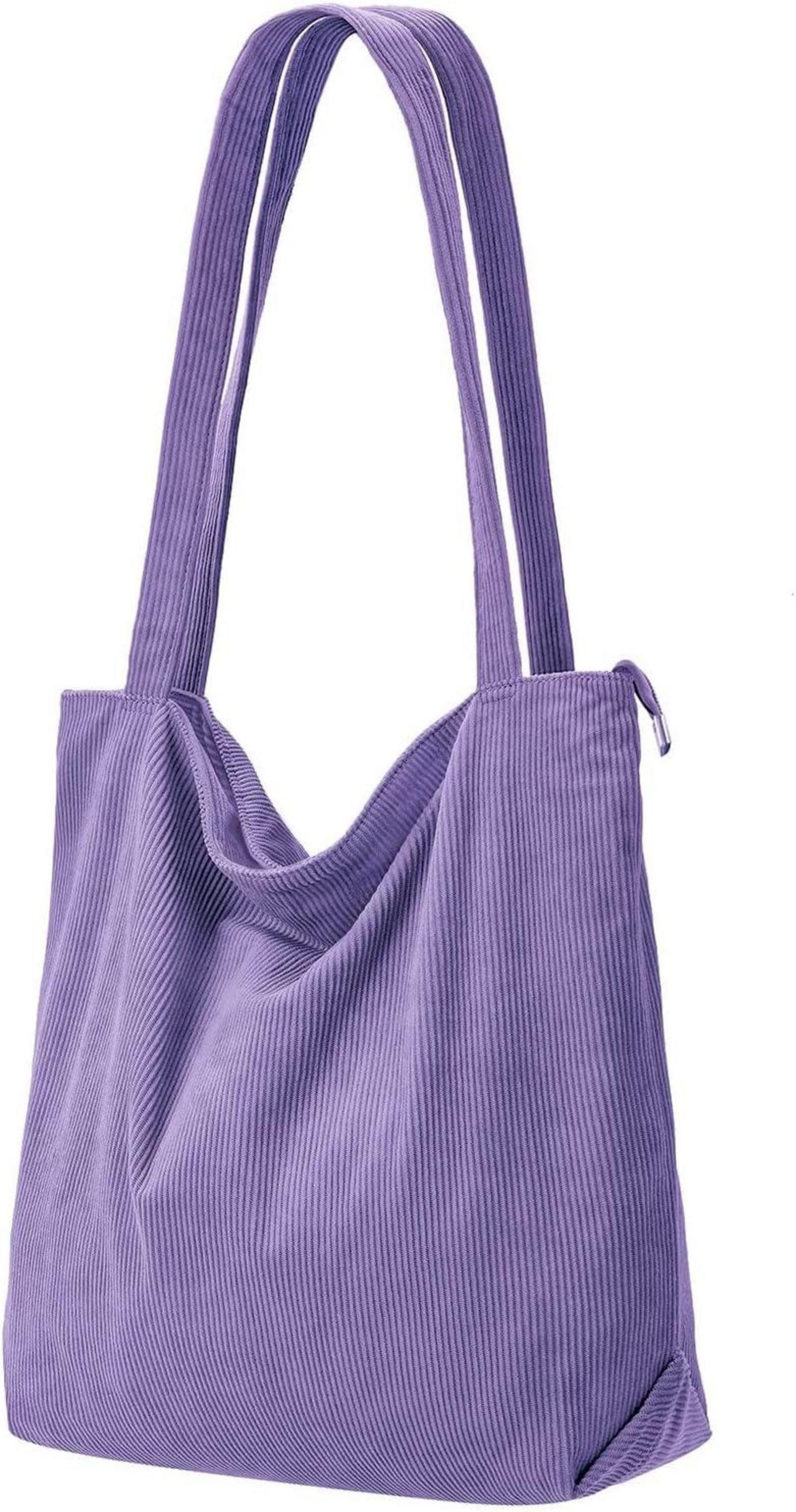 Handtasche Cord Damen Handtasche Groß Umhängetasche Shopper Tote Bag