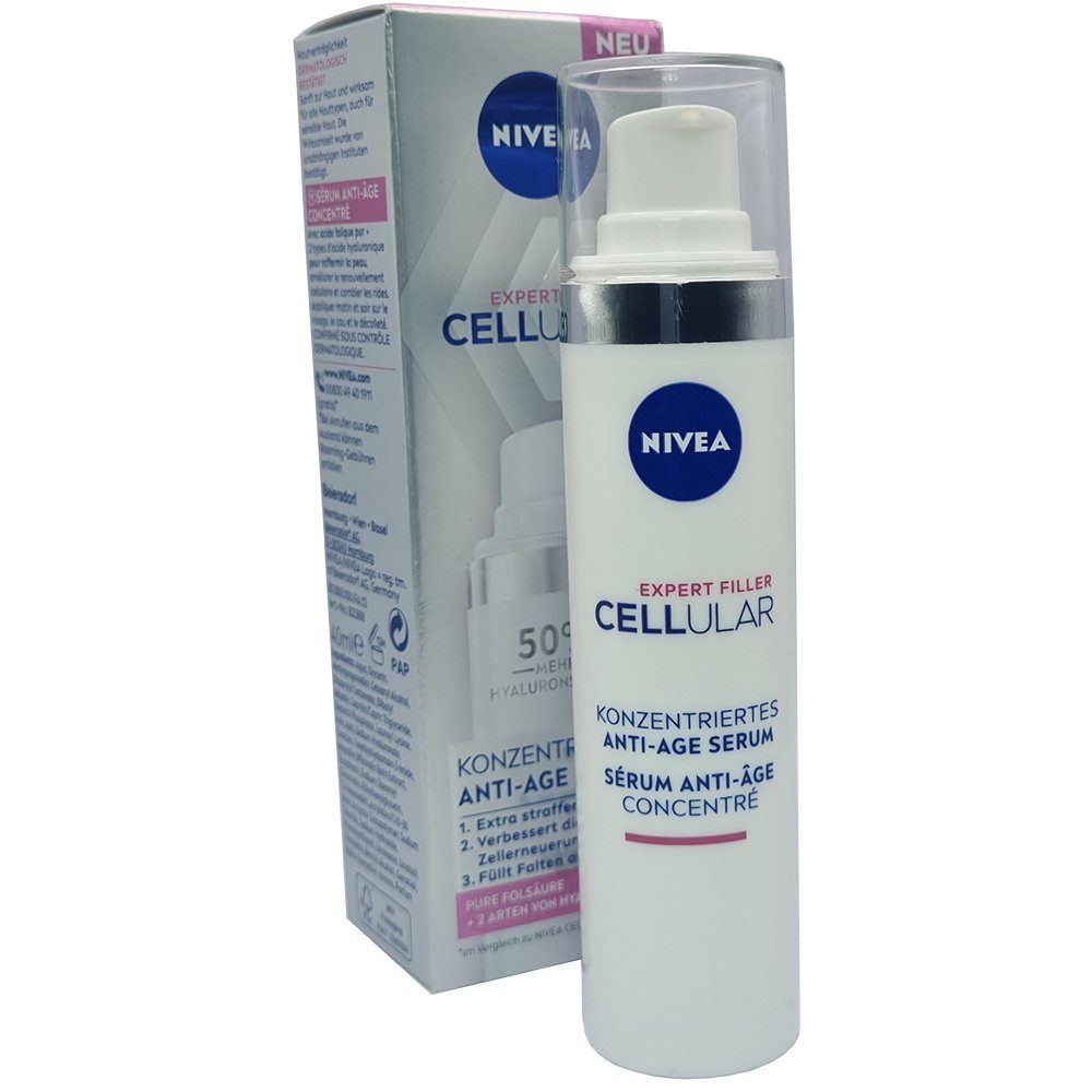 Nivea Anti-Falten-Serum Expert Filler Cellular Serum, 40ml Anti-Age Konzentriertes