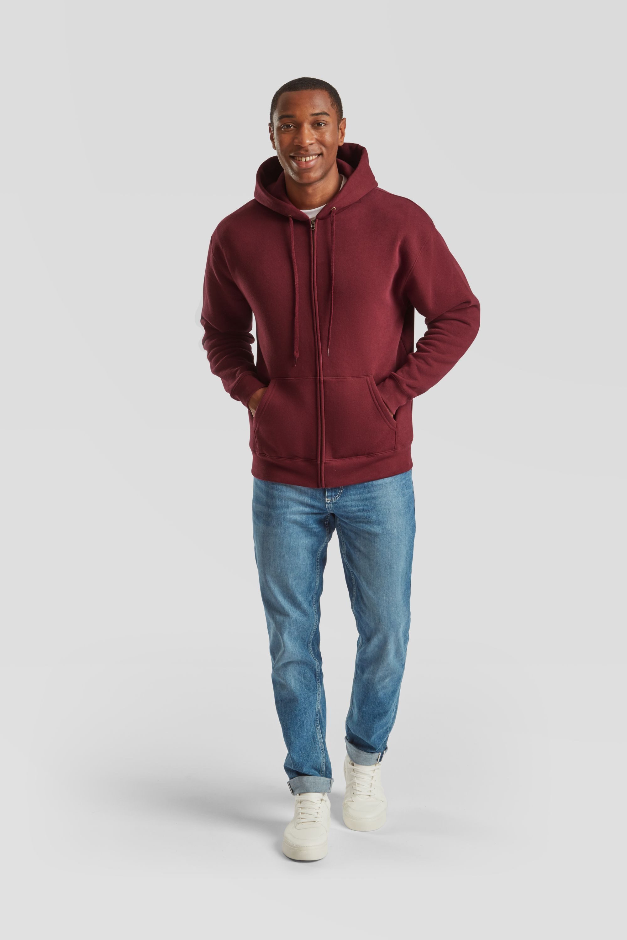 Fruit of the Loom Sweatjacke Premium Hooded Sweat Jacket