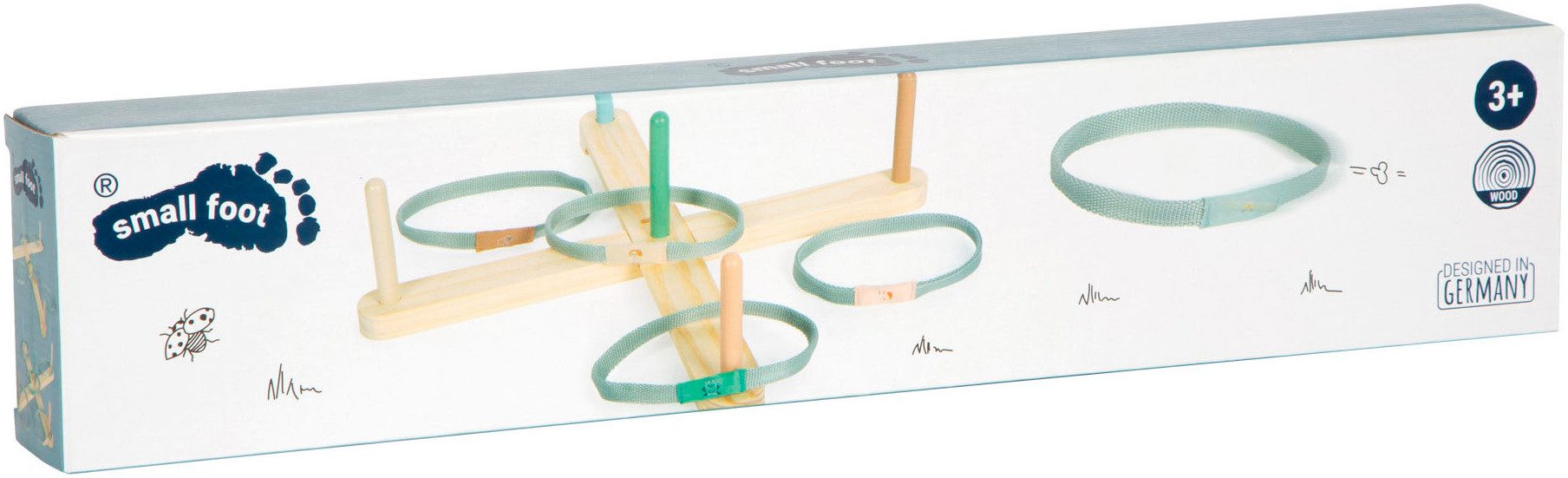 Small Foot Spiel Ringwurfspiel Garden Buddies, Outdoorspiel