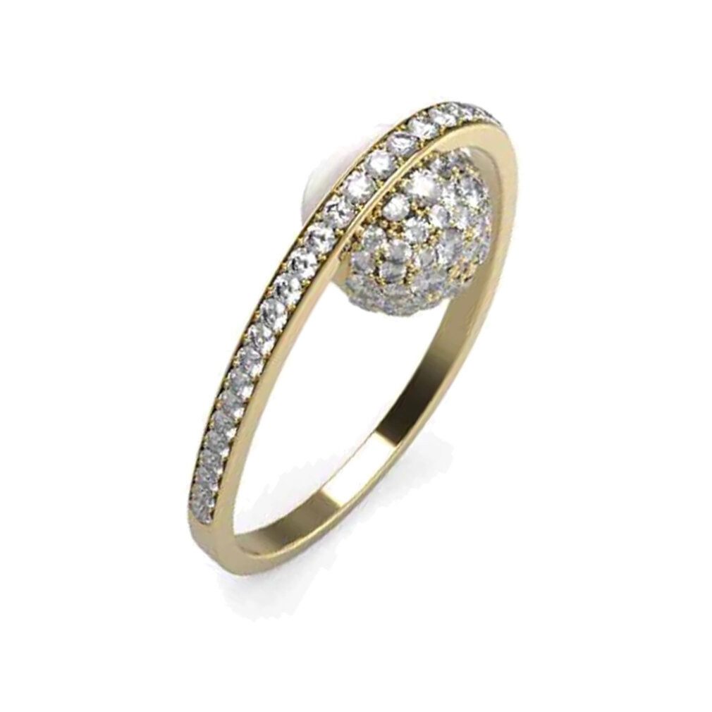 Fingerring Damen Ring JUBR04454JWYG58