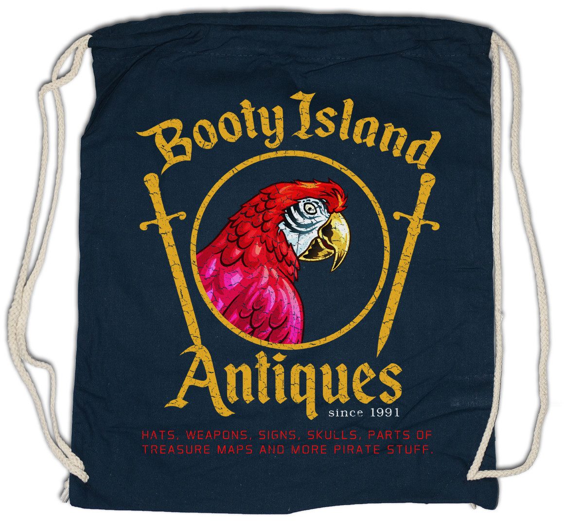 Turnbeutel Booty Island Antiques Turnbeutel The Game Secret of Logo Monkey