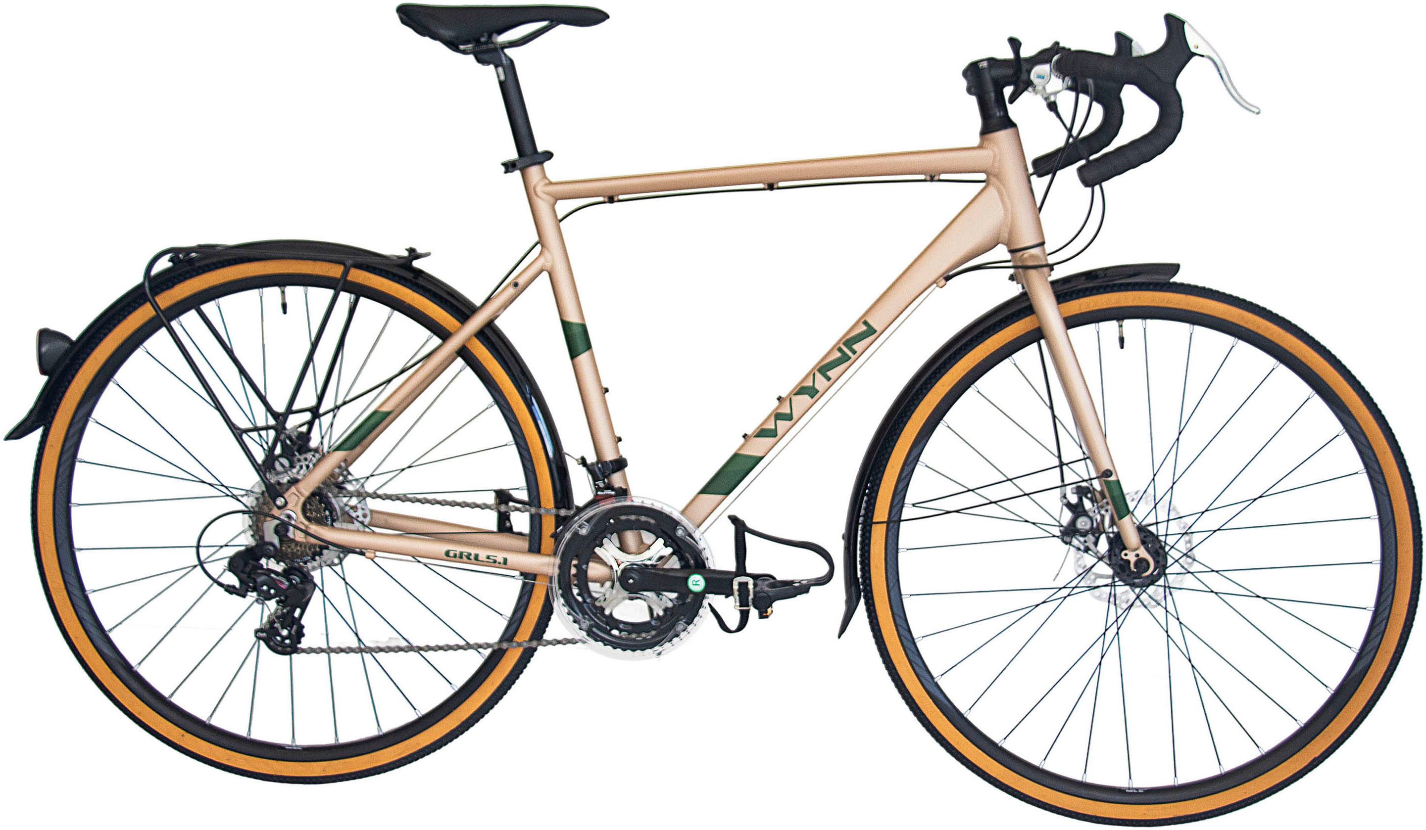 WYNN Gravelbike GRL5.1, 14 Gang Shimano Tourney Schaltwerk, Kettenschaltung