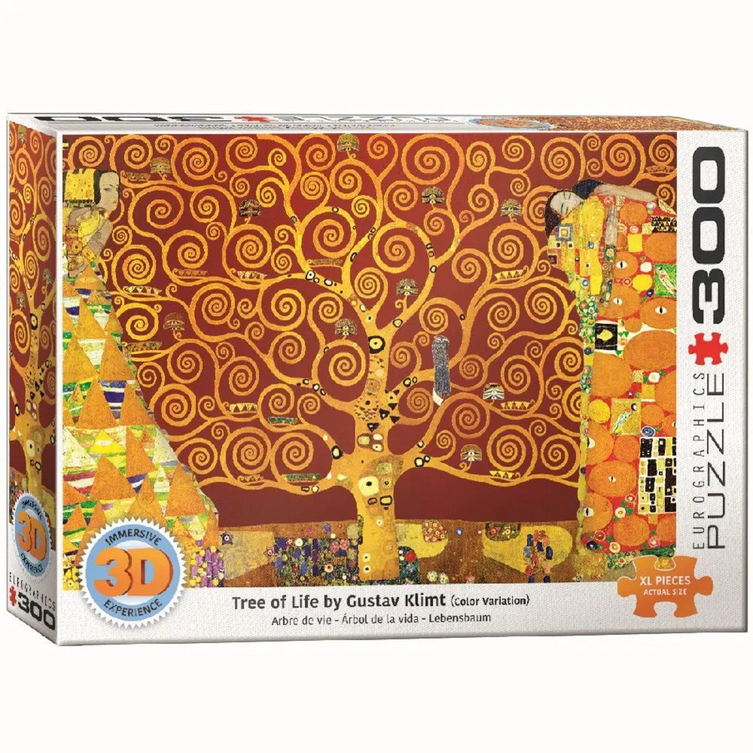 EUROGRAPHICS Puzzle 3D - Lebensbaum von Gustav Klimt (Puzzle), 499 Puzzlete günstig online kaufen